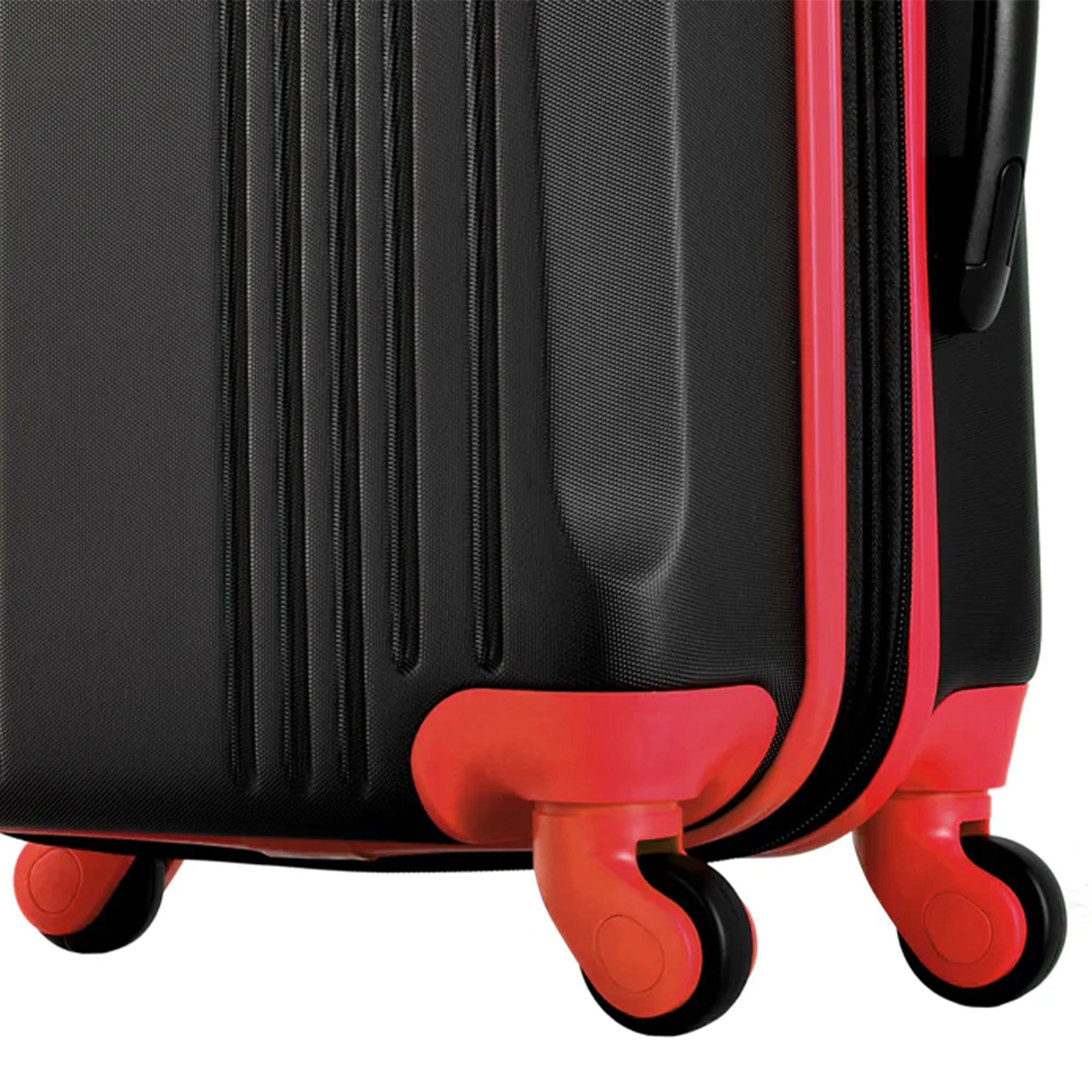 Olympia Apache II Hardcase 4 Wheel Spinner Suitcase 3 Piece Luggage Set, Red - Smart-nests