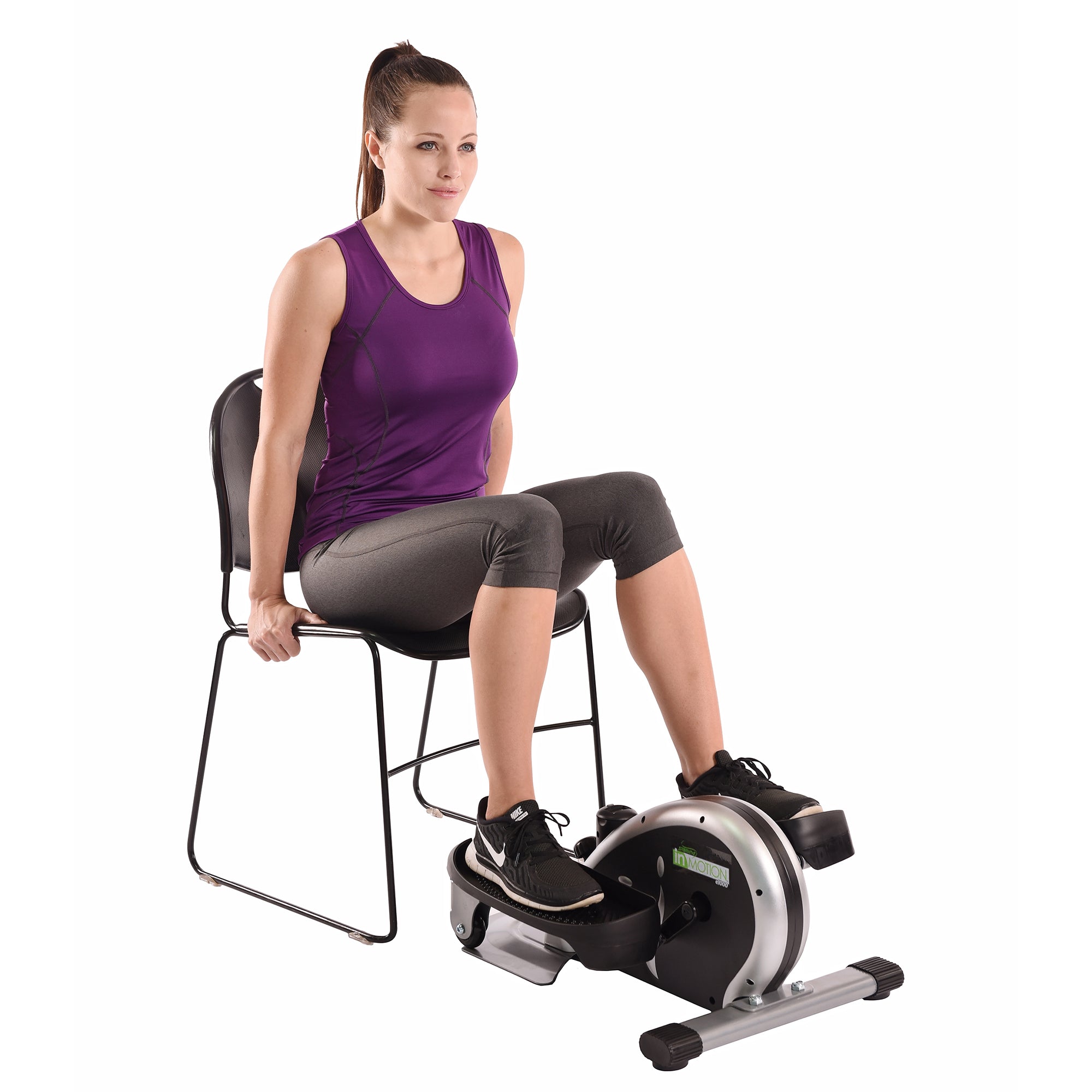 Stamina Inmotion E1000 Compact Lower Body Cardio Workout Strider Machine, Silver - Smart-nests