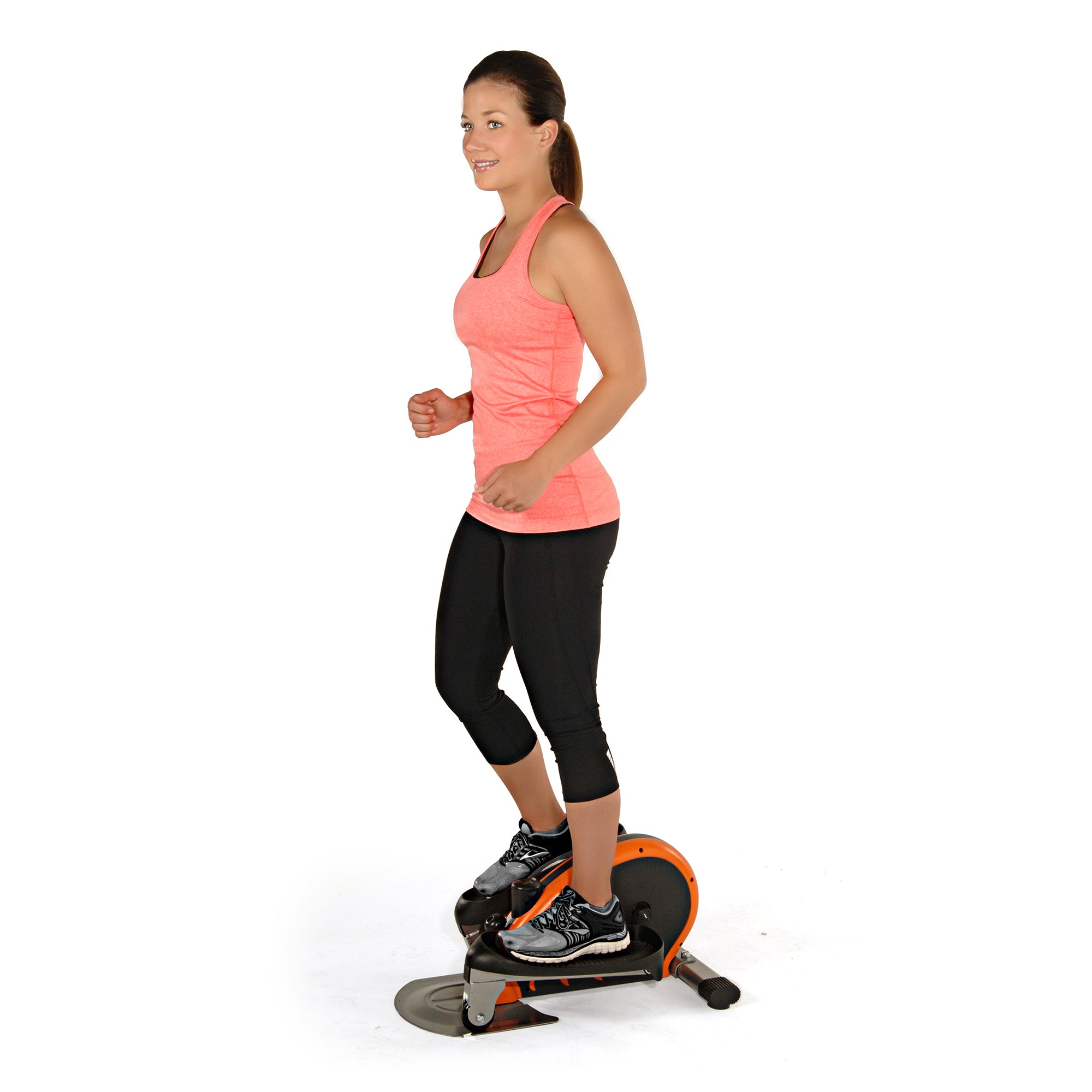 Stamina Inmotion E1000 Compact Lower Body Cardio Workout Strider Machine, Orange - Smart-nests