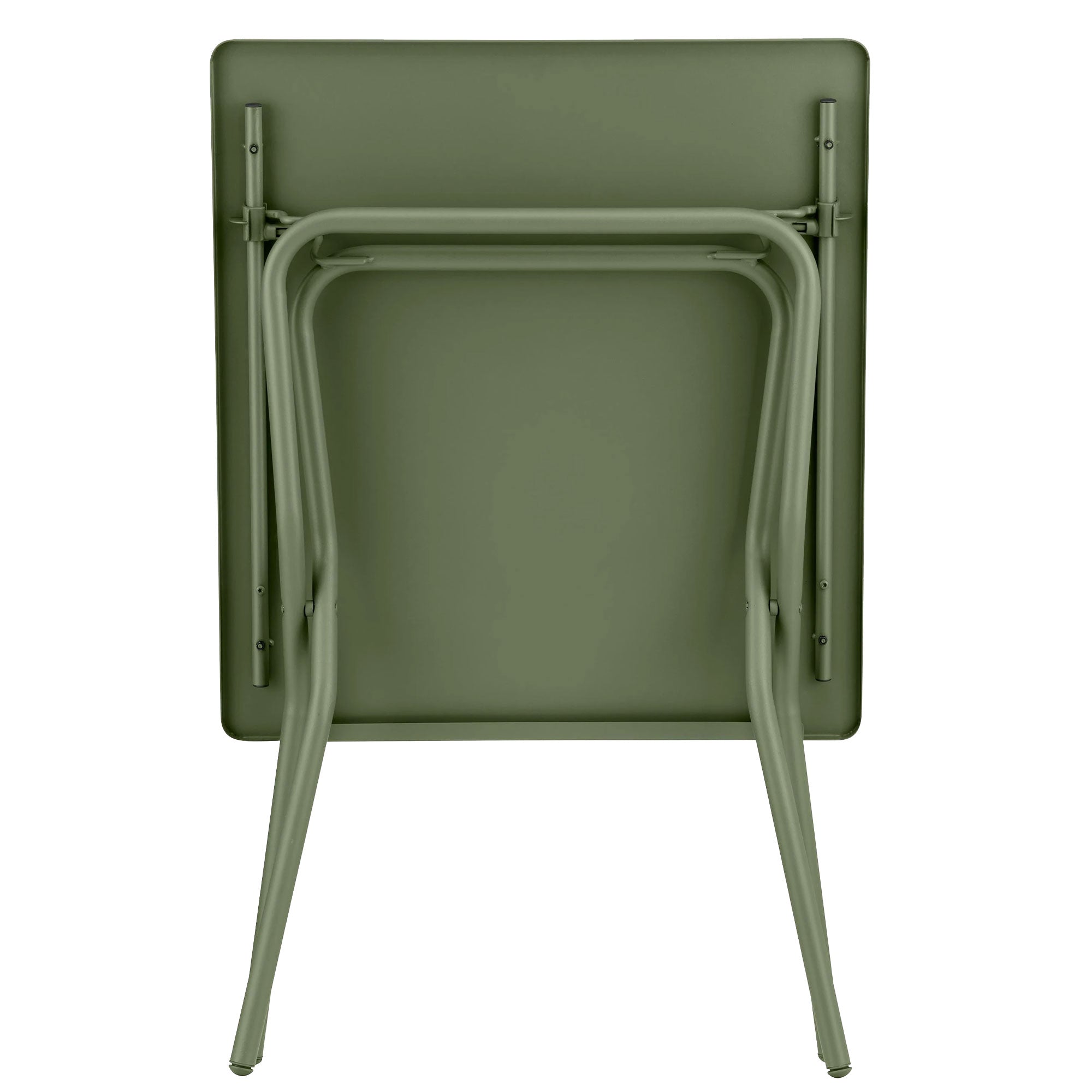 Lafuma Balcony II Colorblock Steel Square Folding Outdoor Patio Table, Moss - Smart-nests