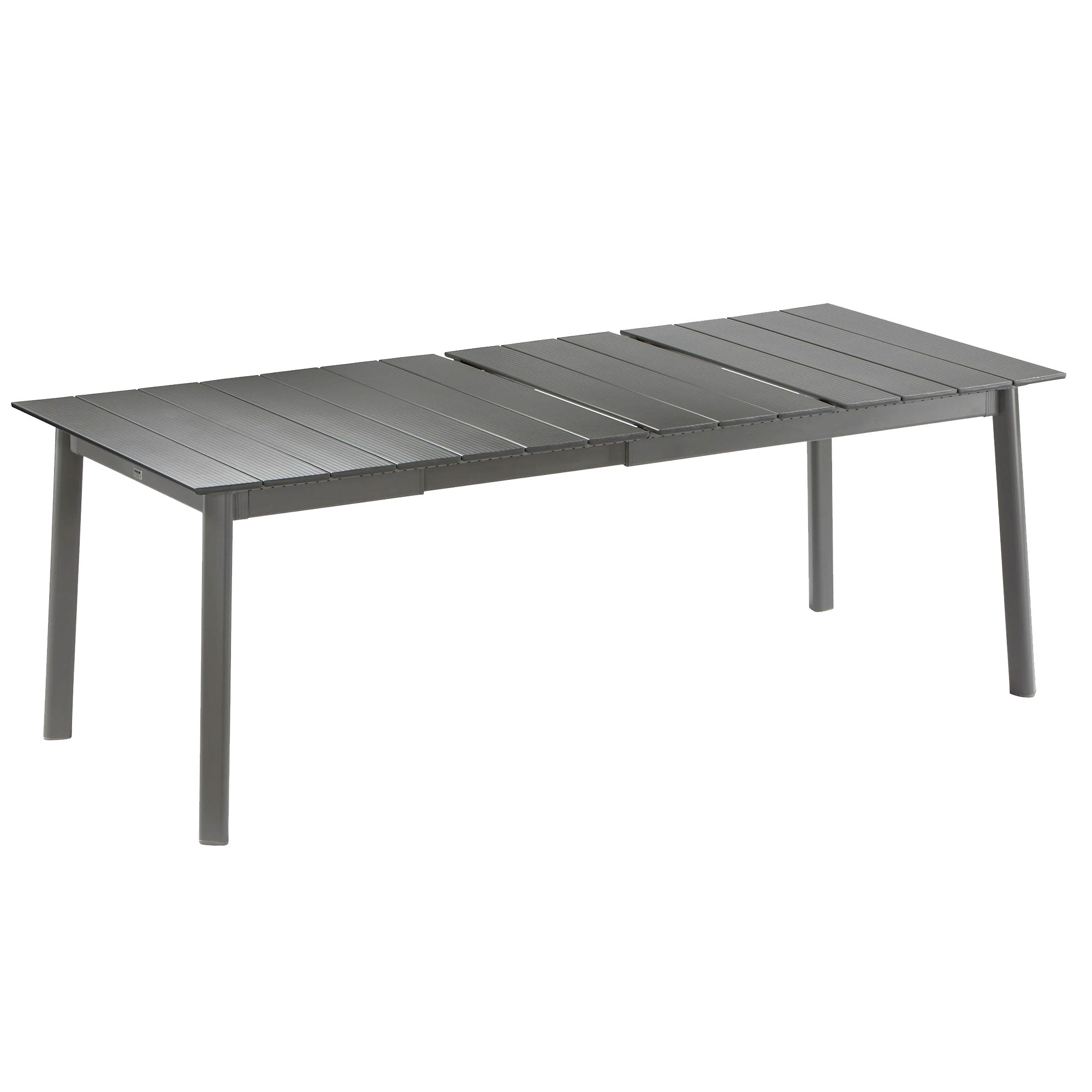 Lafuma ORON Extendable 6-8 Person Outdoor Aluminum Garden Dining Table, Titanium - Smart-nests