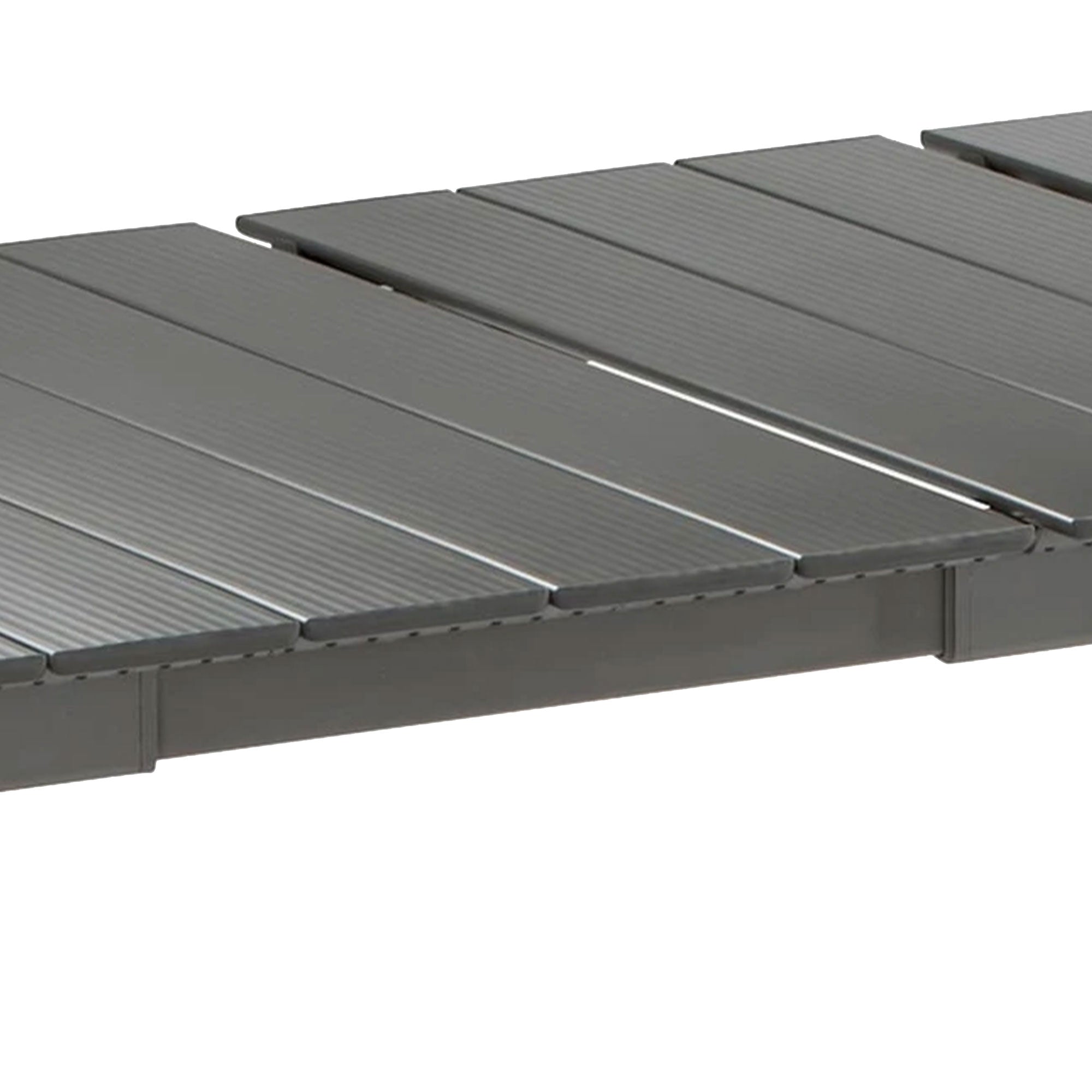 Lafuma ORON Extendable 6-8 Person Outdoor Aluminum Garden Dining Table, Titanium - Smart-nests