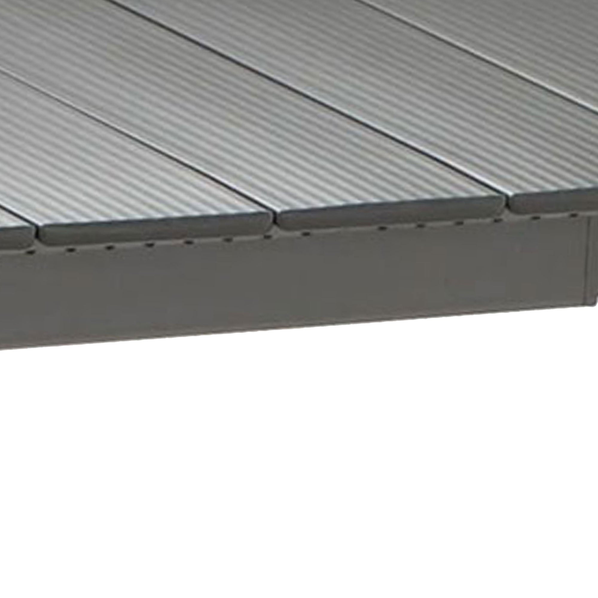 Lafuma ORON Extendable 6-8 Person Outdoor Aluminum Garden Dining Table, Titanium - Smart-nests