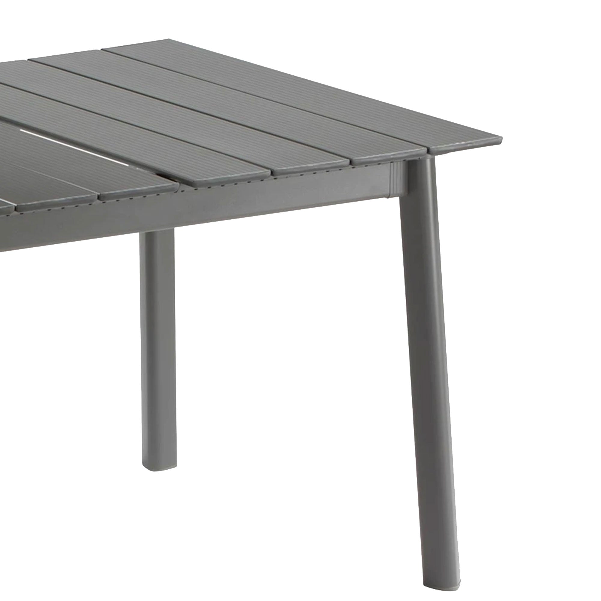 Lafuma ORON Extendable 6-8 Person Outdoor Aluminum Garden Dining Table, Titanium - Smart-nests