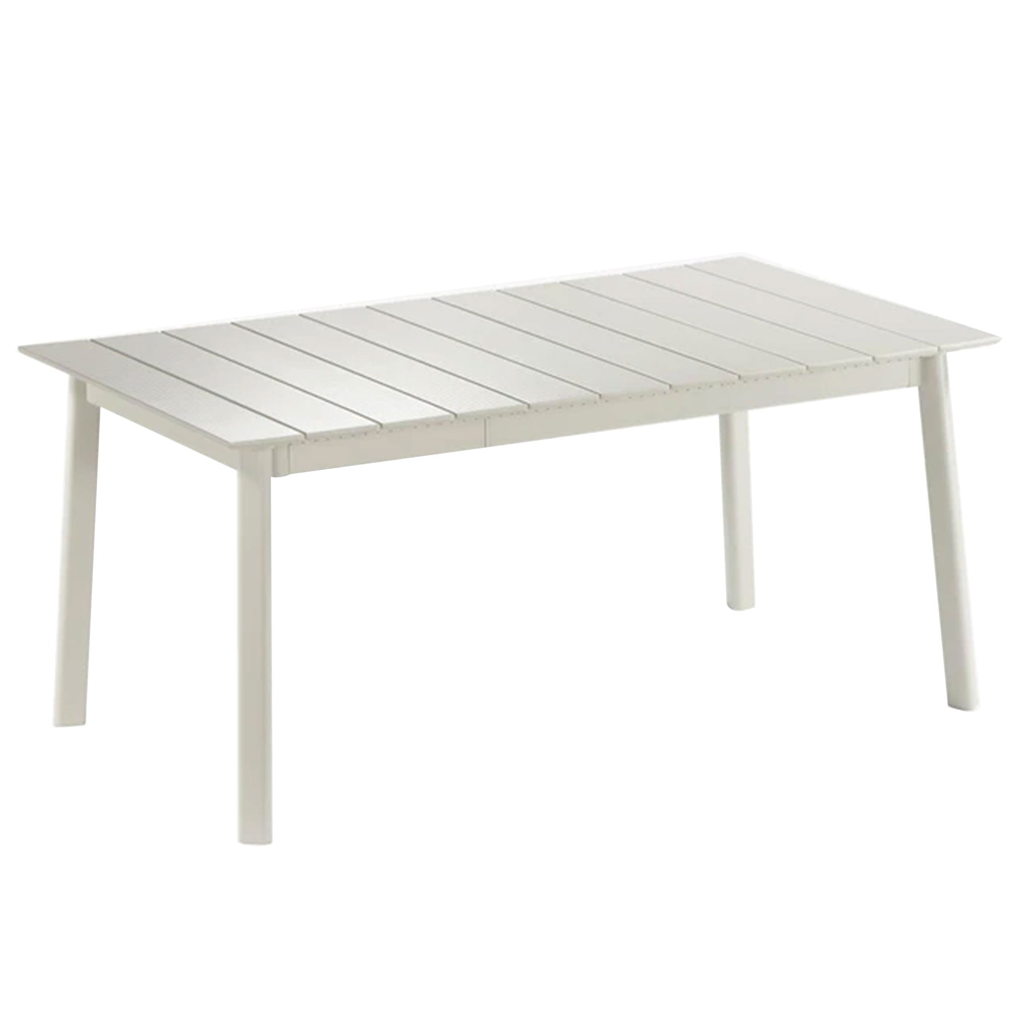 Lafuma ORON Extendable 6 to 8 Person Outdoor Aluminum Garden Dining Table, Sand - Smart-nests