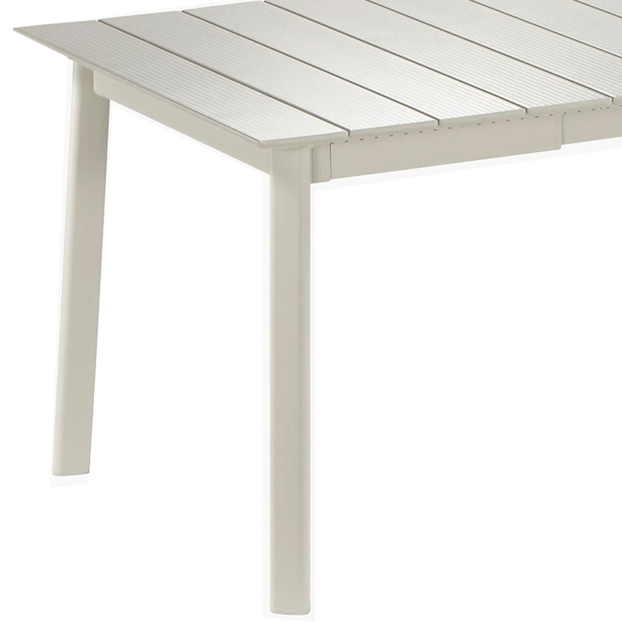 Lafuma ORON Extendable 6 to 8 Person Outdoor Aluminum Garden Dining Table, Sand - Smart-nests
