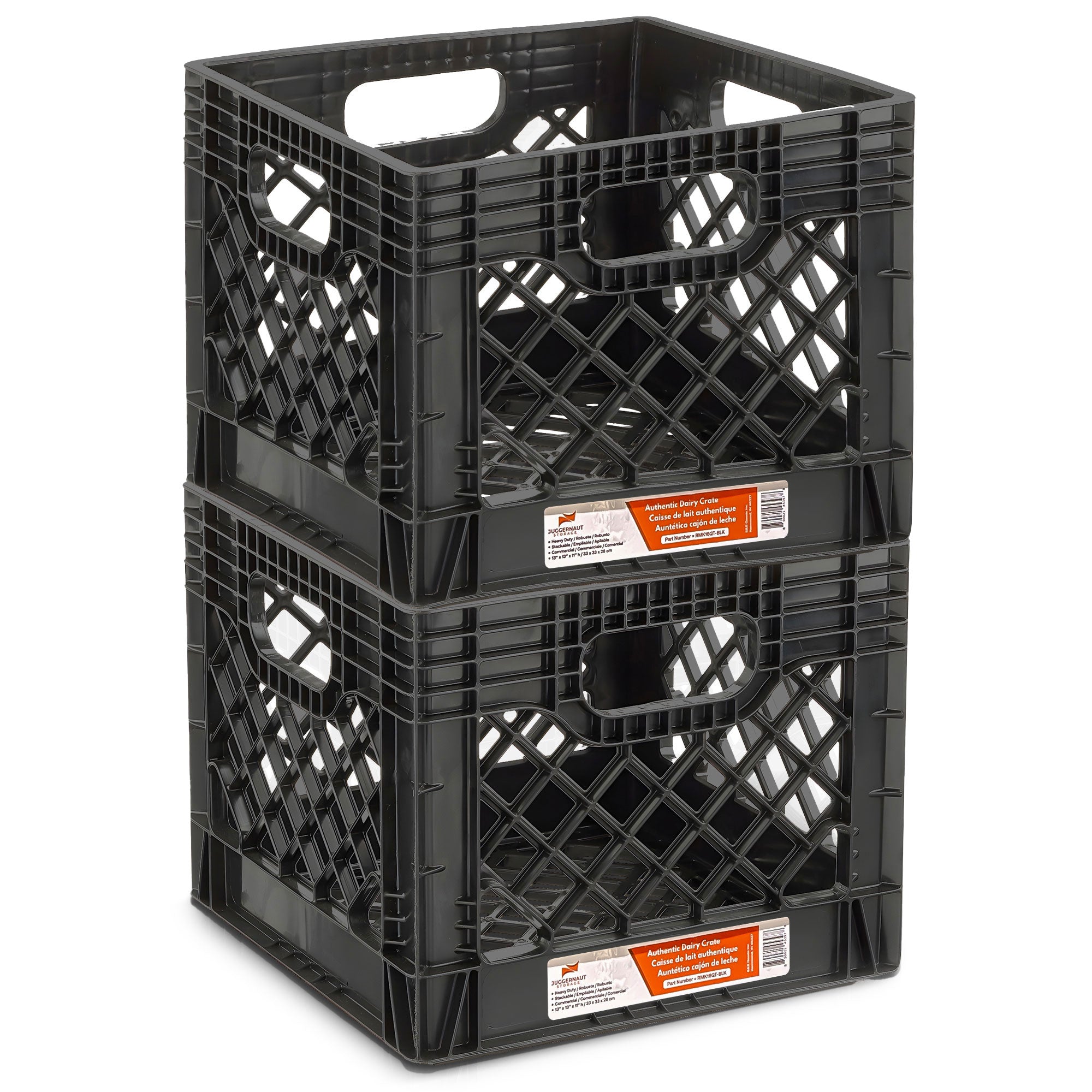 Juggernaut Storage Crate for Office Storage & Classroom Organization, 2-Pack - Smart-nests