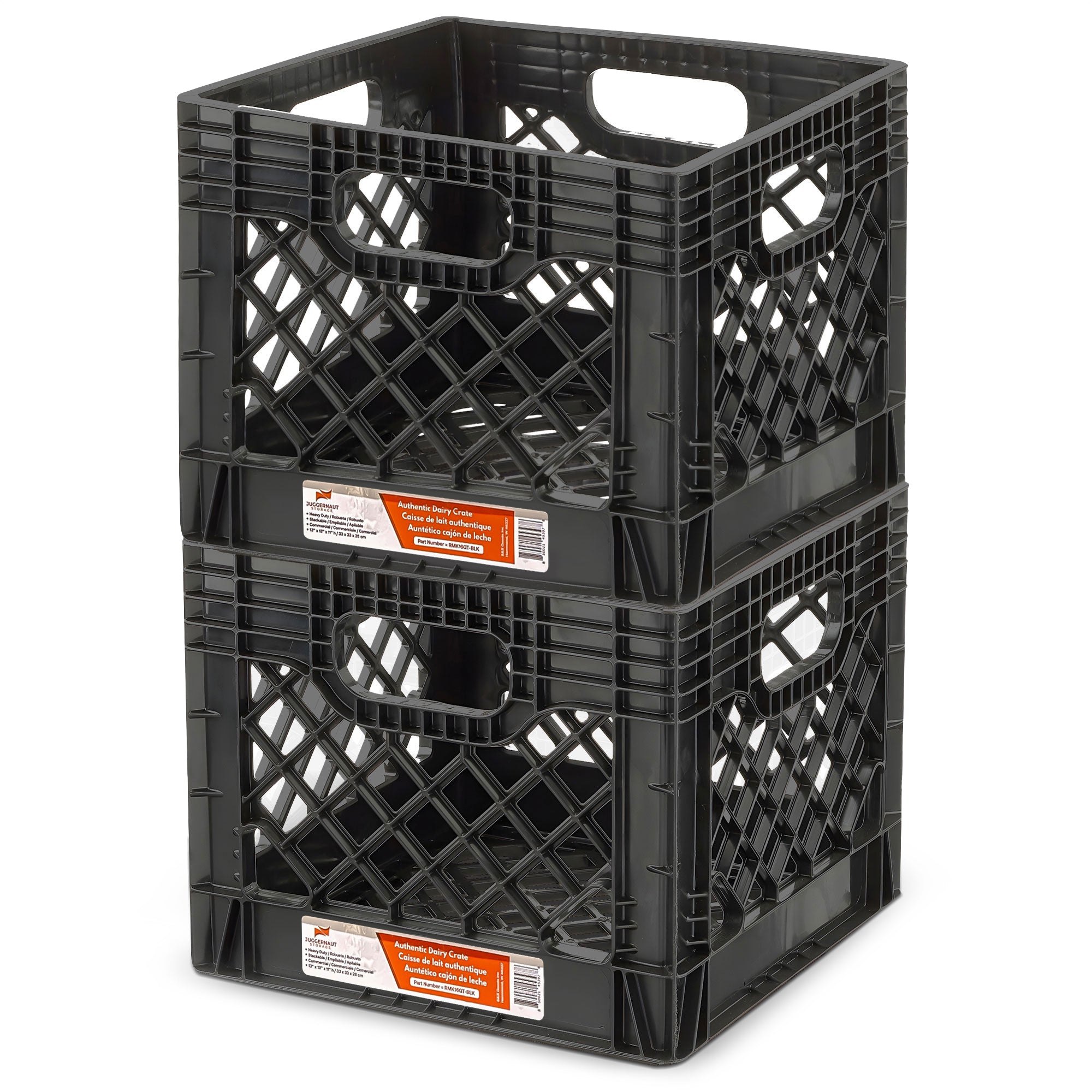 Juggernaut Storage Crate for Office Storage & Classroom Organization, 2-Pack - Smart-nests
