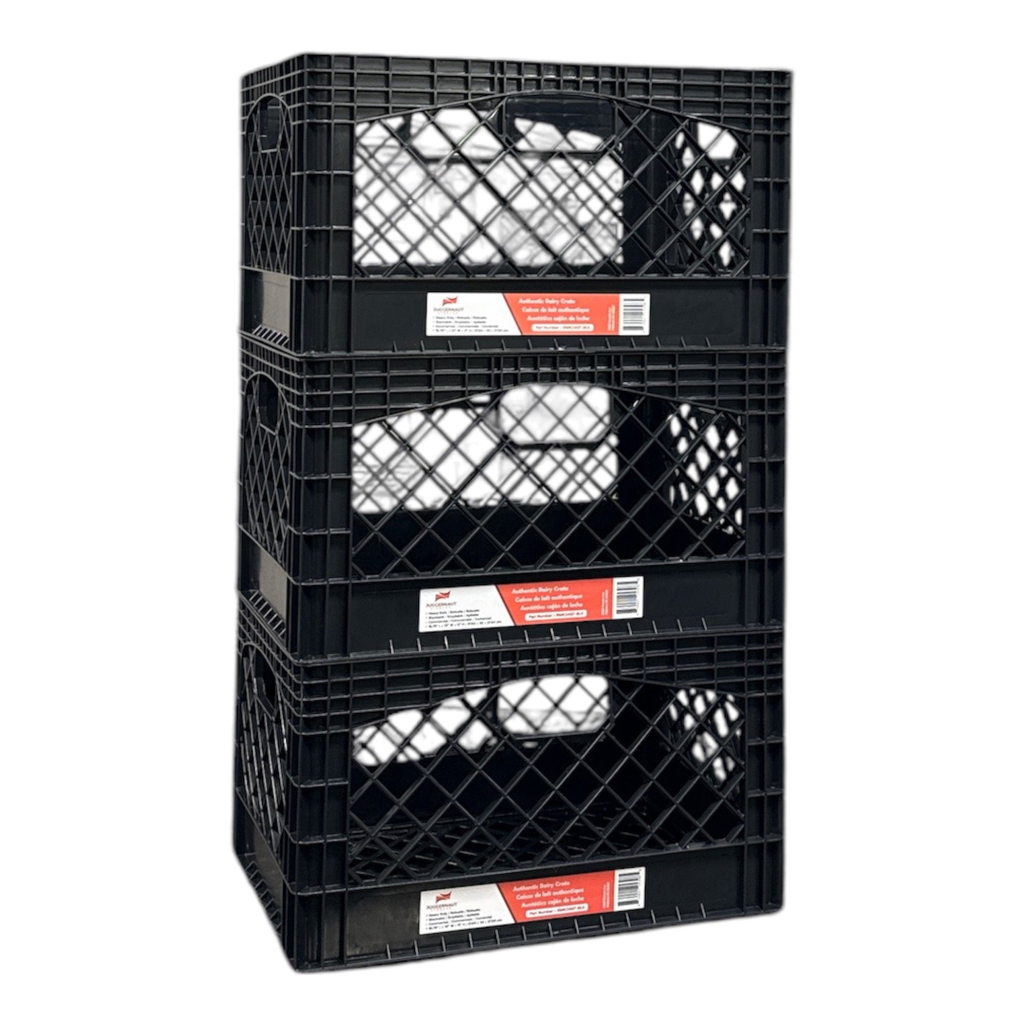 Juggernaut Storage Crate for Office Storage & Classroom Organization, 3-Pack - Smart-nests