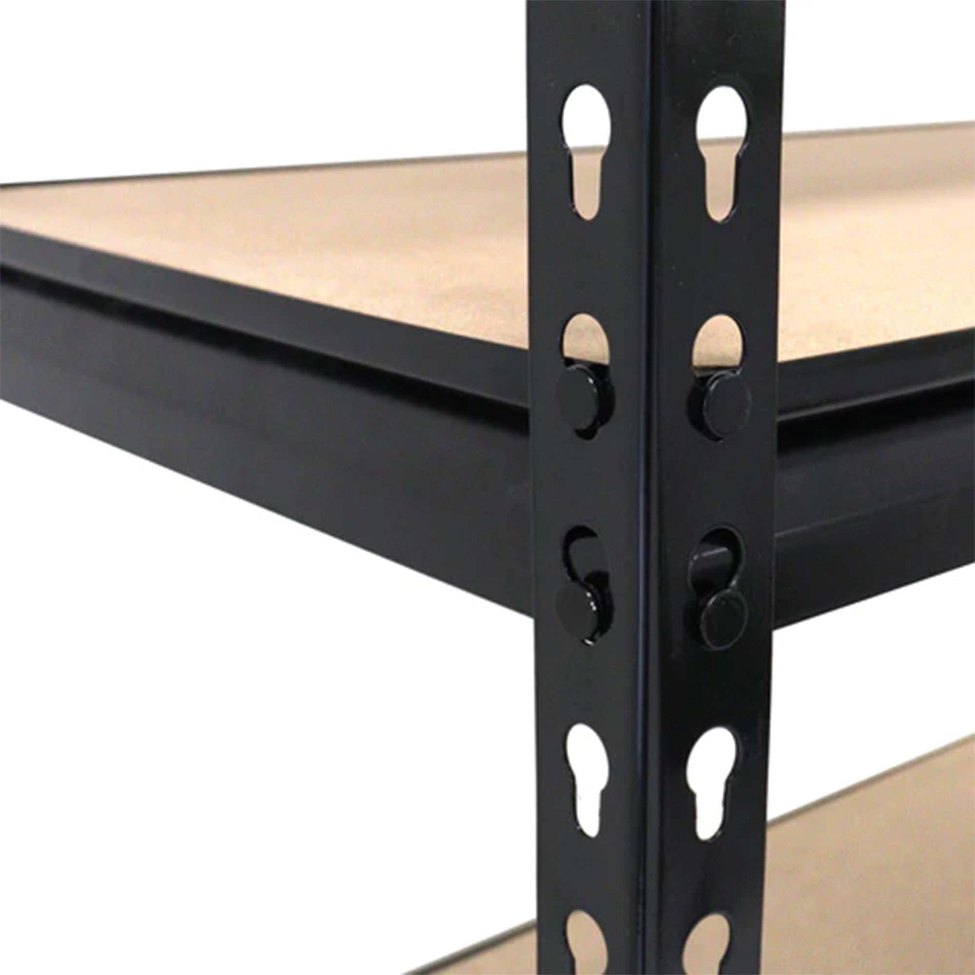 Juggernaut Storage 36" x 72" 5 Shelf Steel Utility Shelving Storage Unit, Black - Smart-nests