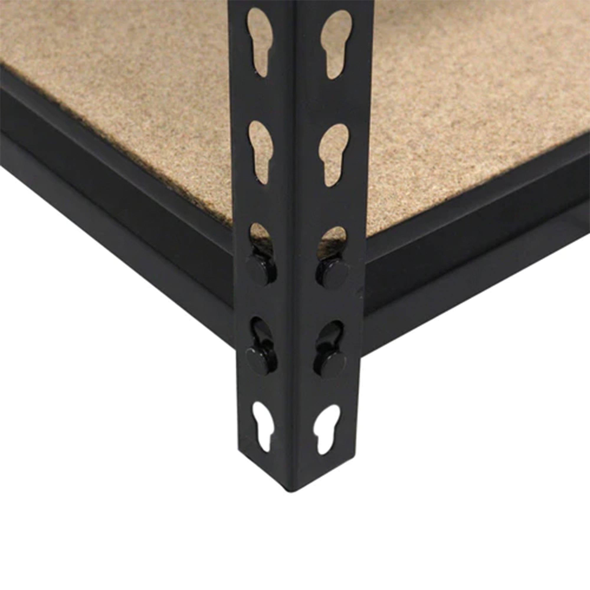 Juggernaut Storage 36" x 72" 5 Shelf Steel Utility Shelving Storage Unit, Black - Smart-nests