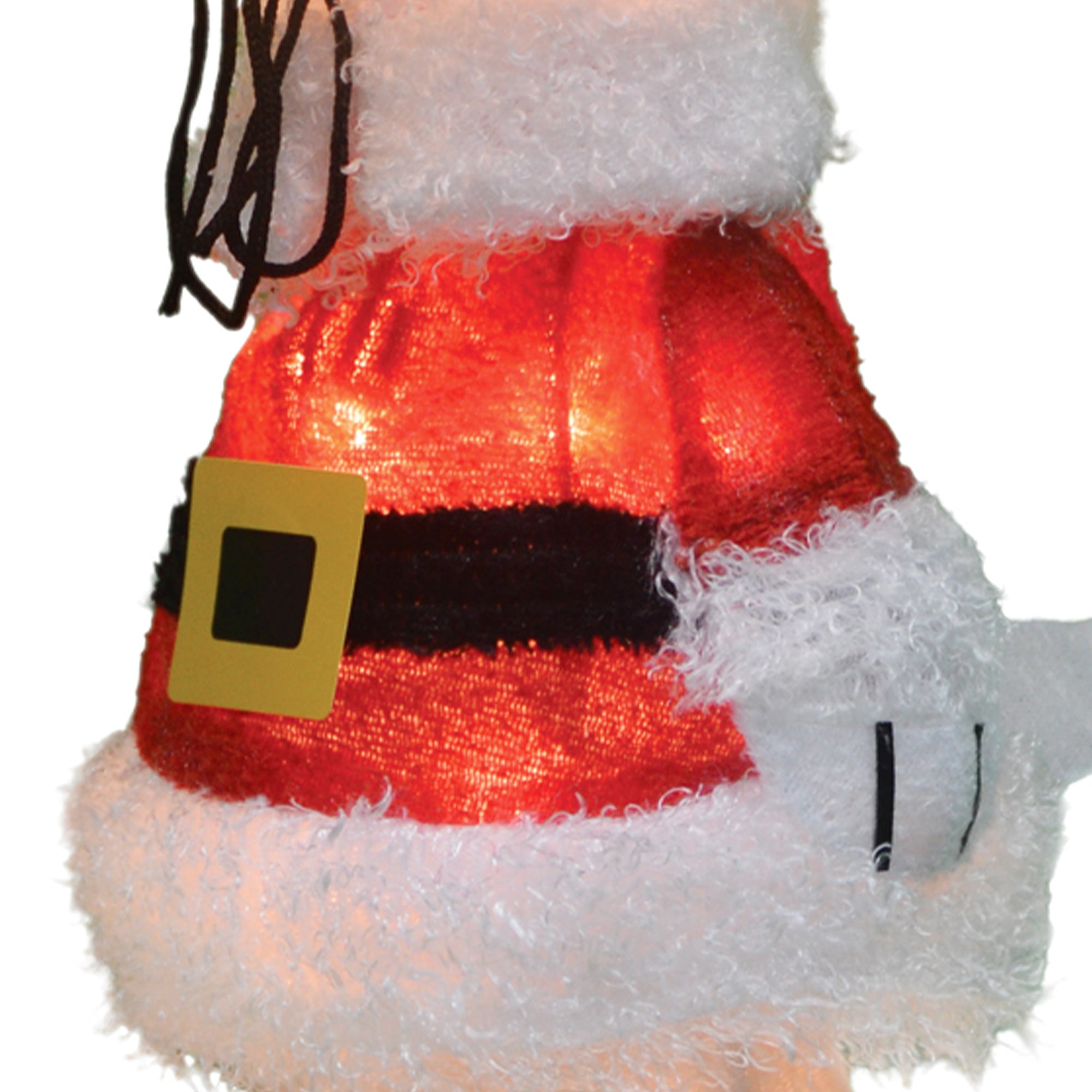 ProductWorks Peanuts 26" Snoopy Santa Coat & Antlers Prelit Christmas Yard Decor - Smart-nests