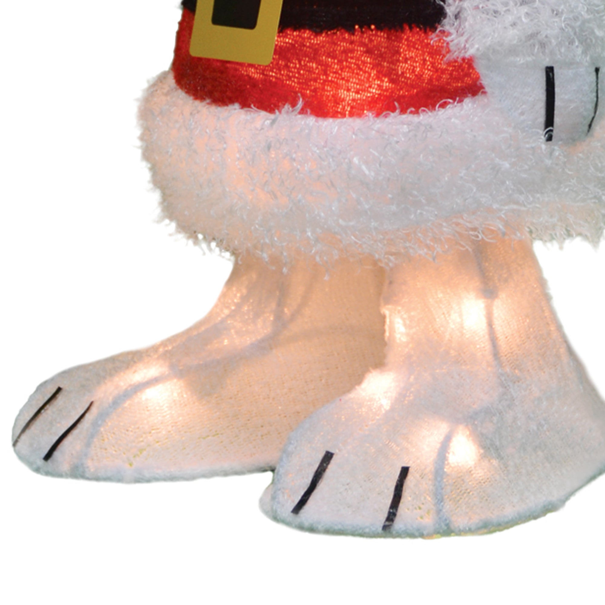 ProductWorks Peanuts 26" Snoopy Santa Coat & Antlers Prelit Christmas Yard Decor - Smart-nests