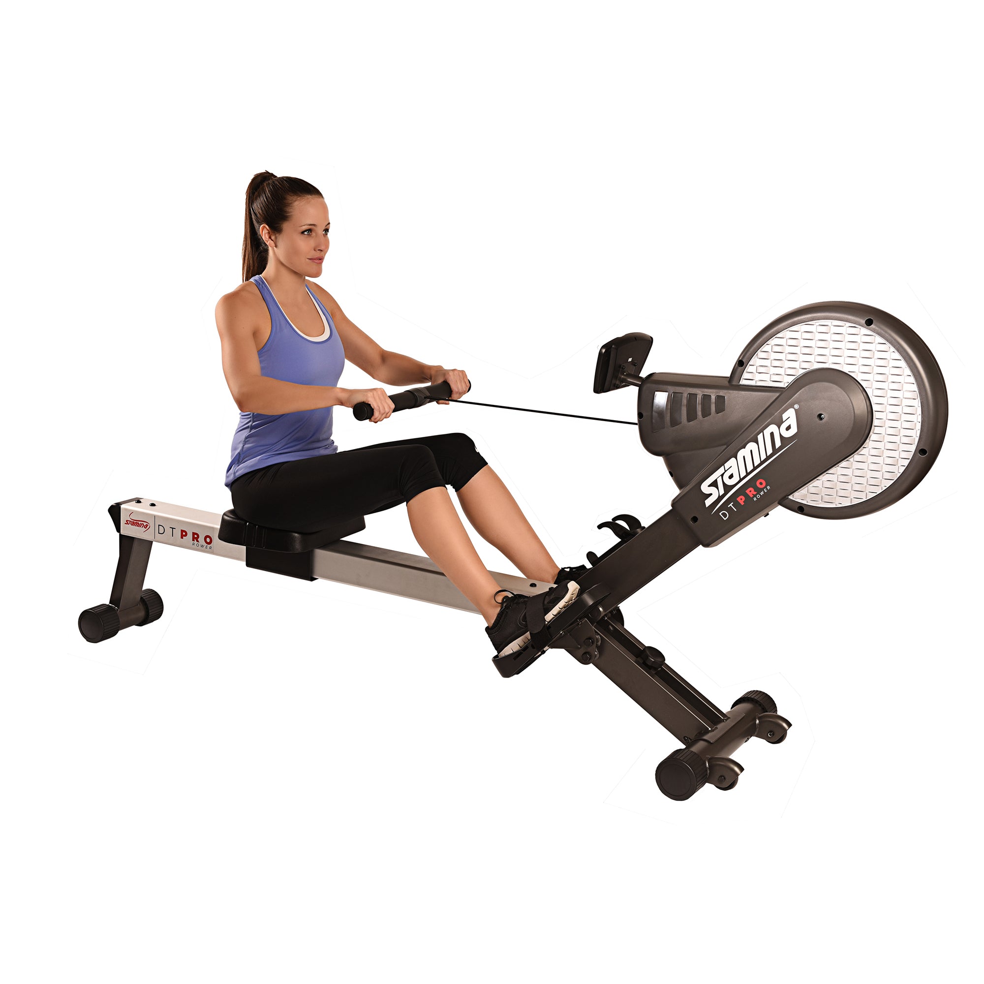 Stamina Products DT Pro Power Air and Magnetic Resistance Rowing Fitness Machine - Smart-nests