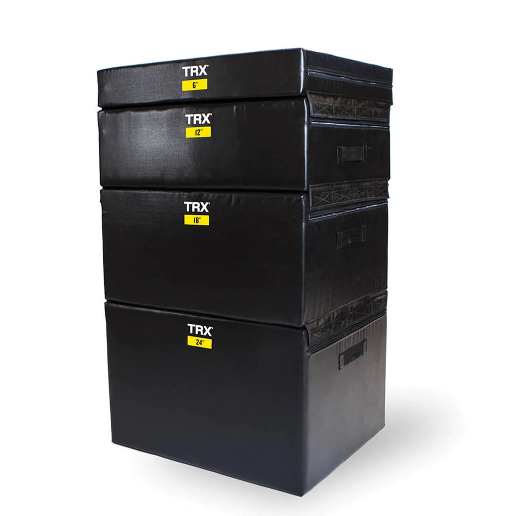 TRX 18" Soft Plyo Box Stackable Gym Workout Equipment for Plyometric Exercises - Smart-nests