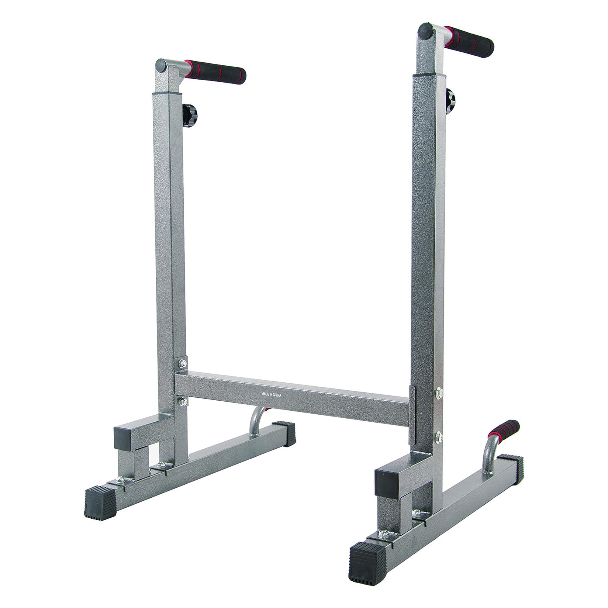 BalanceFrom Multi Function Home Gym Exercise Dip Stand, 500lb Capacity, Gray - Smart-nests