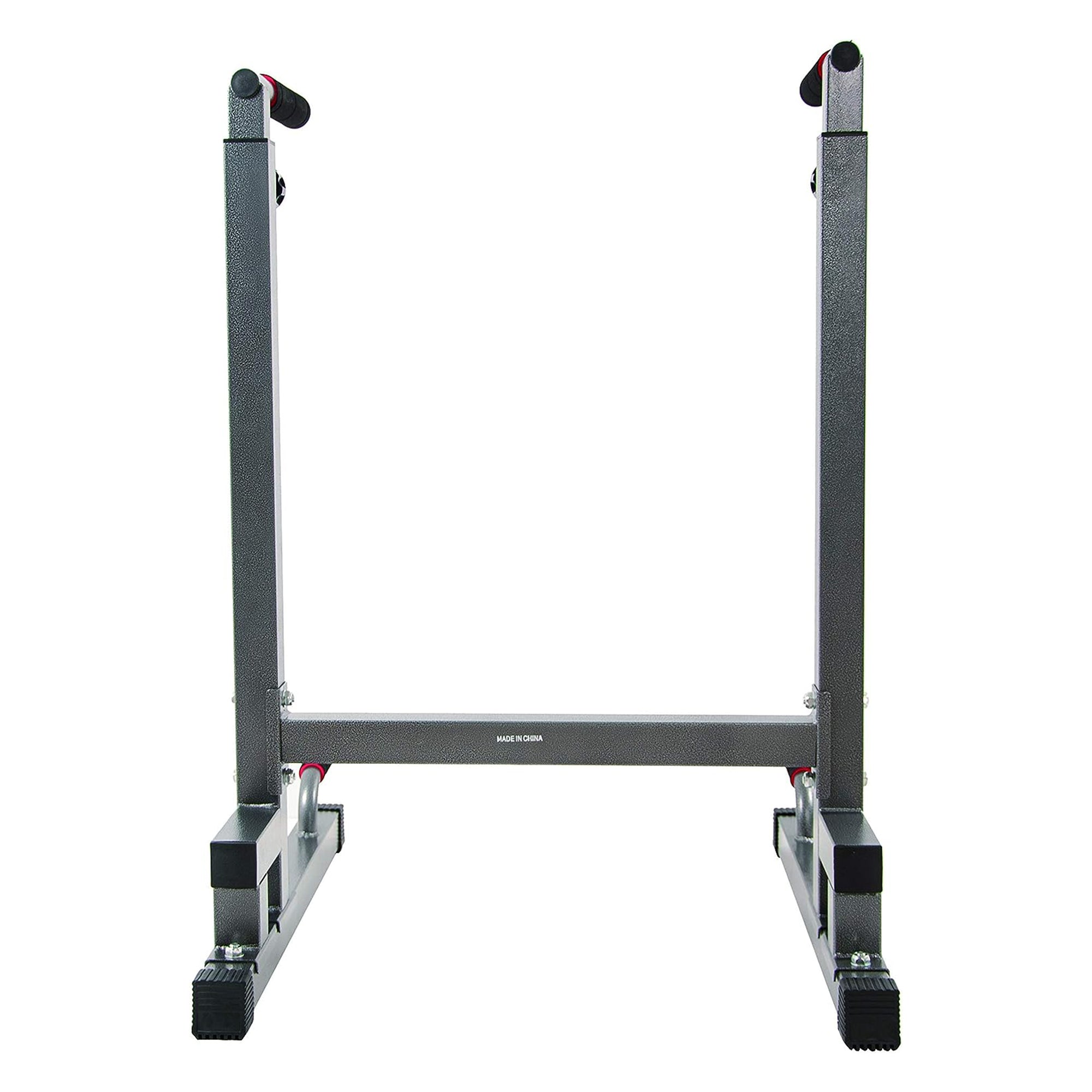 BalanceFrom Multi Function Home Gym Exercise Dip Stand, 500lb Capacity, Gray - Smart-nests