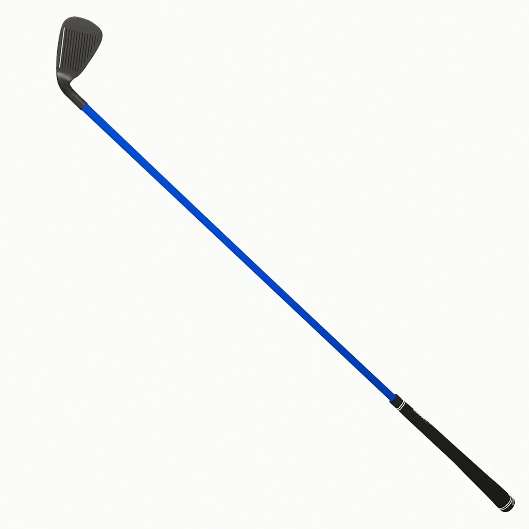 Lag Shot 7 Iron Golf Club Swing Trainer Stick for Right Handed Men, Black/Blue - Smart-nests