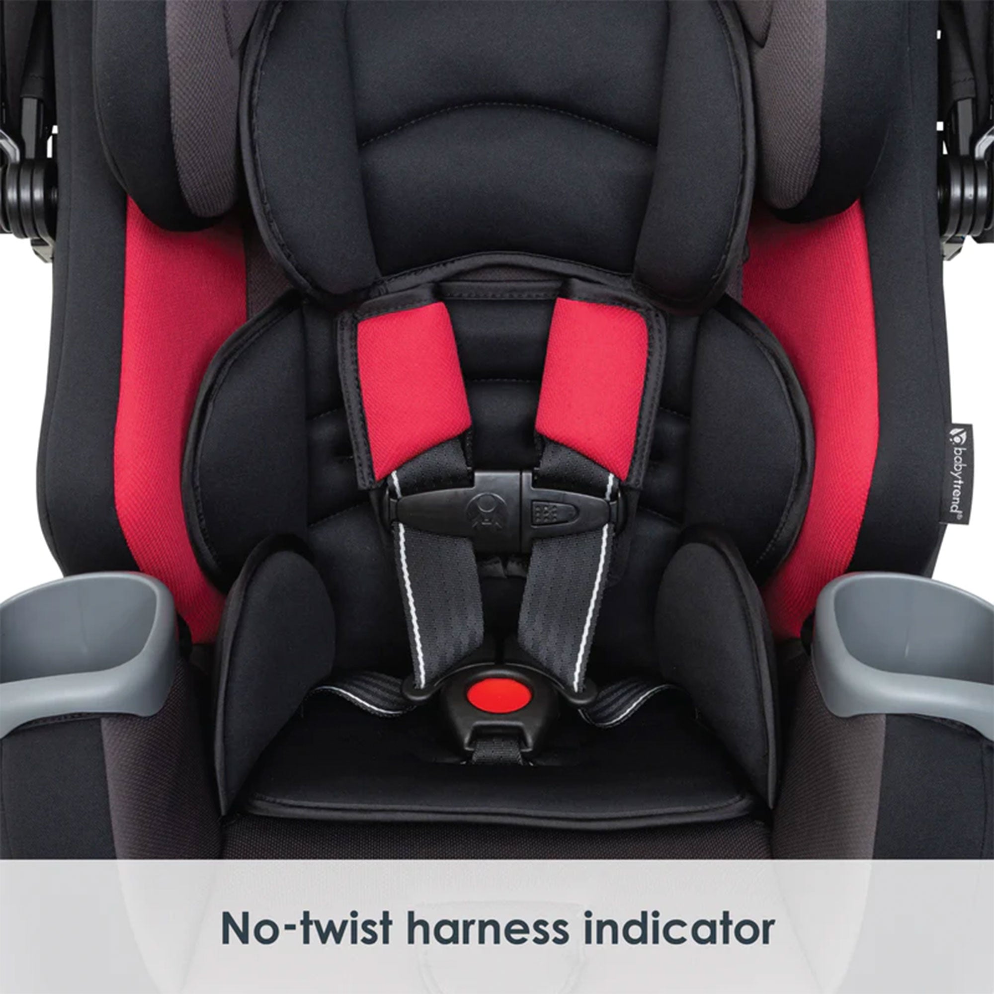 Baby Trend Cover Me 4 in 1 Convertible Car Seat w/ Canopy, Scooter (Black/Red) - Smart-nests