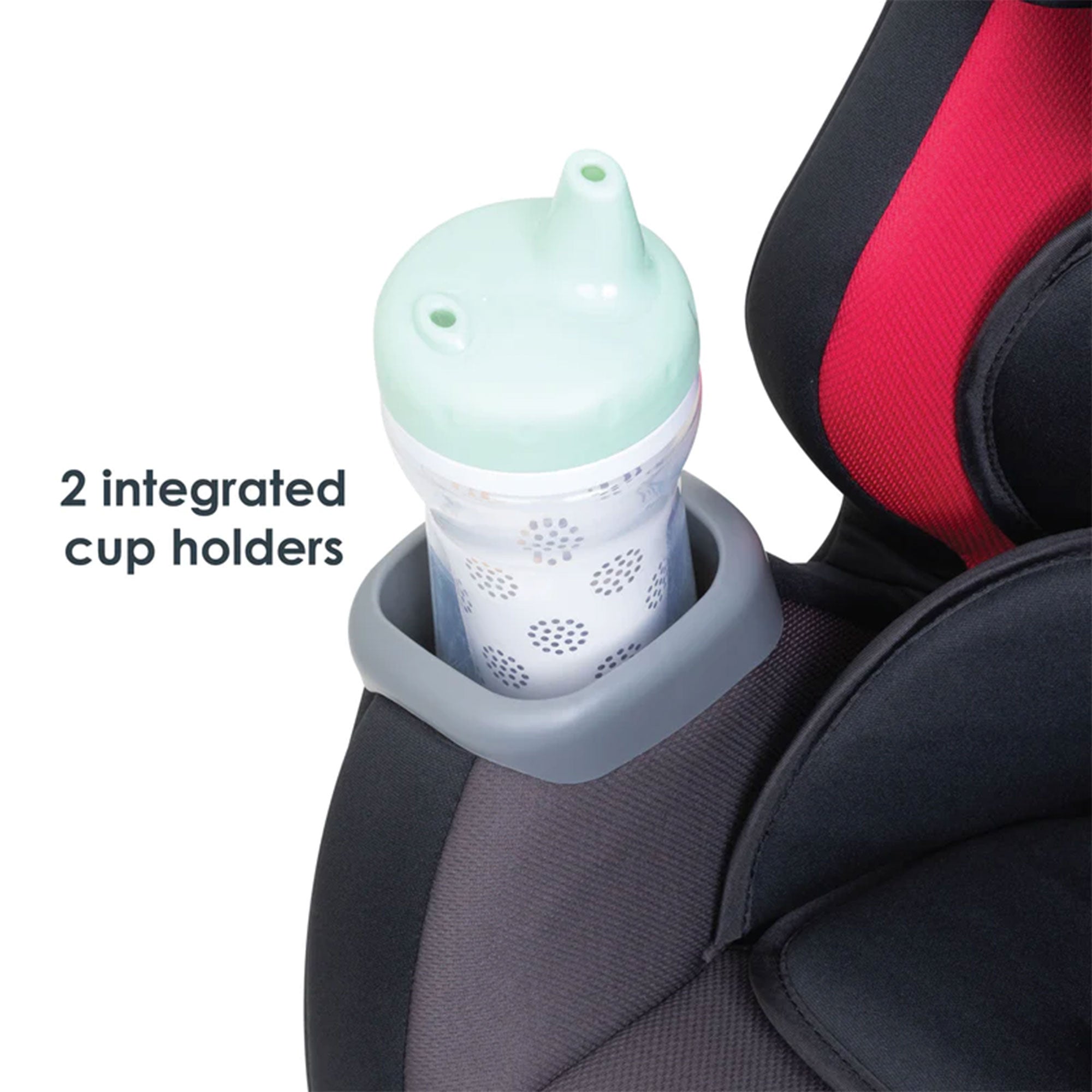 Baby Trend Cover Me 4 in 1 Convertible Car Seat w/ Canopy, Scooter (Black/Red) - Smart-nests