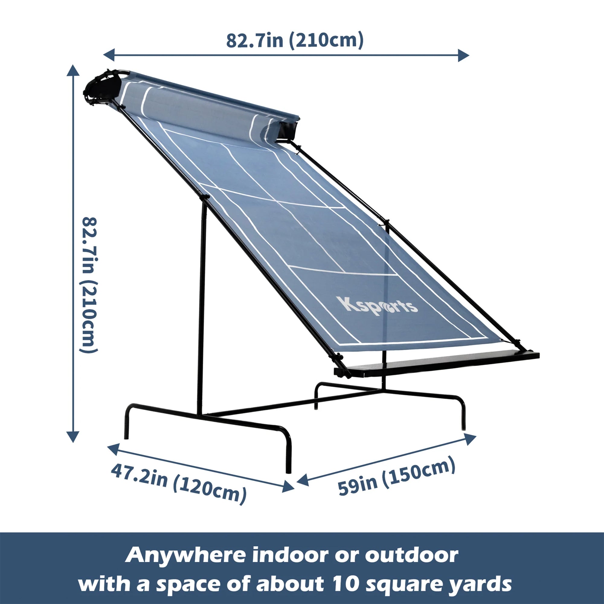 Ksports Portable Indoor Outdoor Weatherproof Tennis Rebounder Net with Carry Bag - Smart-nests