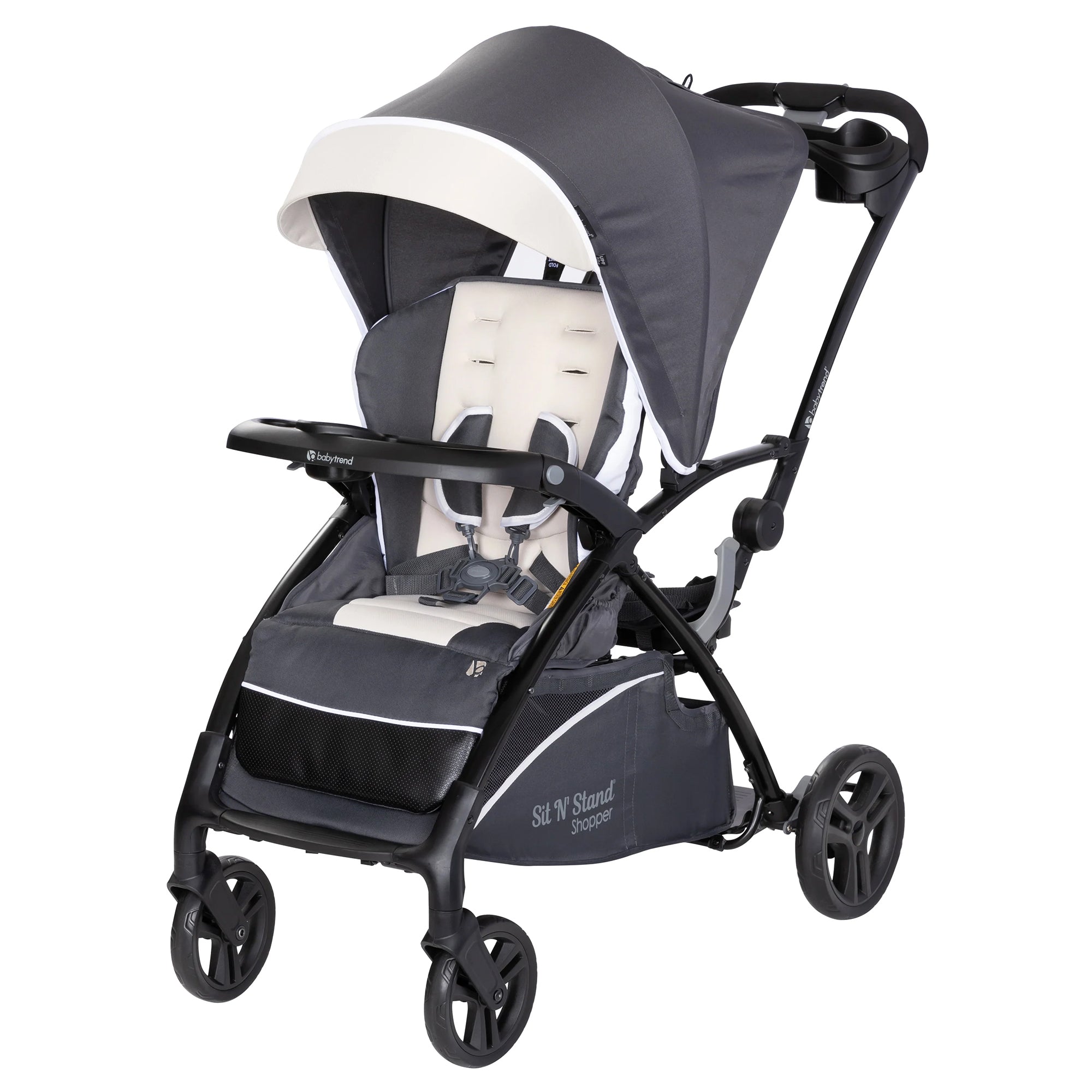 Baby Trend Sit N' Stand 5-in-1 Stroller & EZ-Lift Plus Infant Car Seat, Magnolia - Smart-nests
