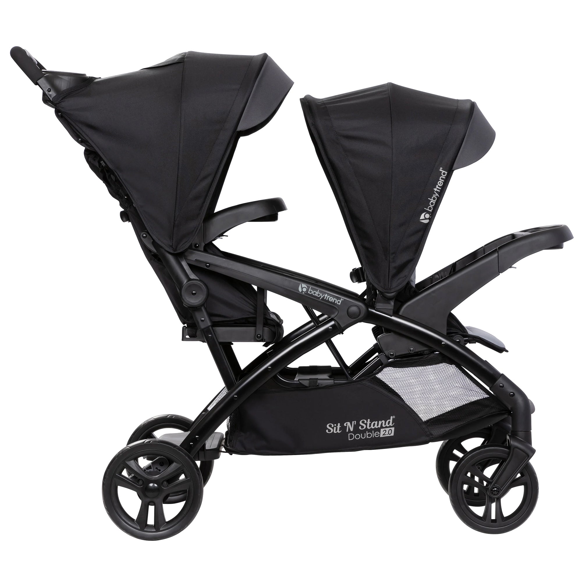 Baby Trend Sit N Stand Double Stroller with EZ-Lift Plus Infant Car Seat, Stormy - Smart-nests