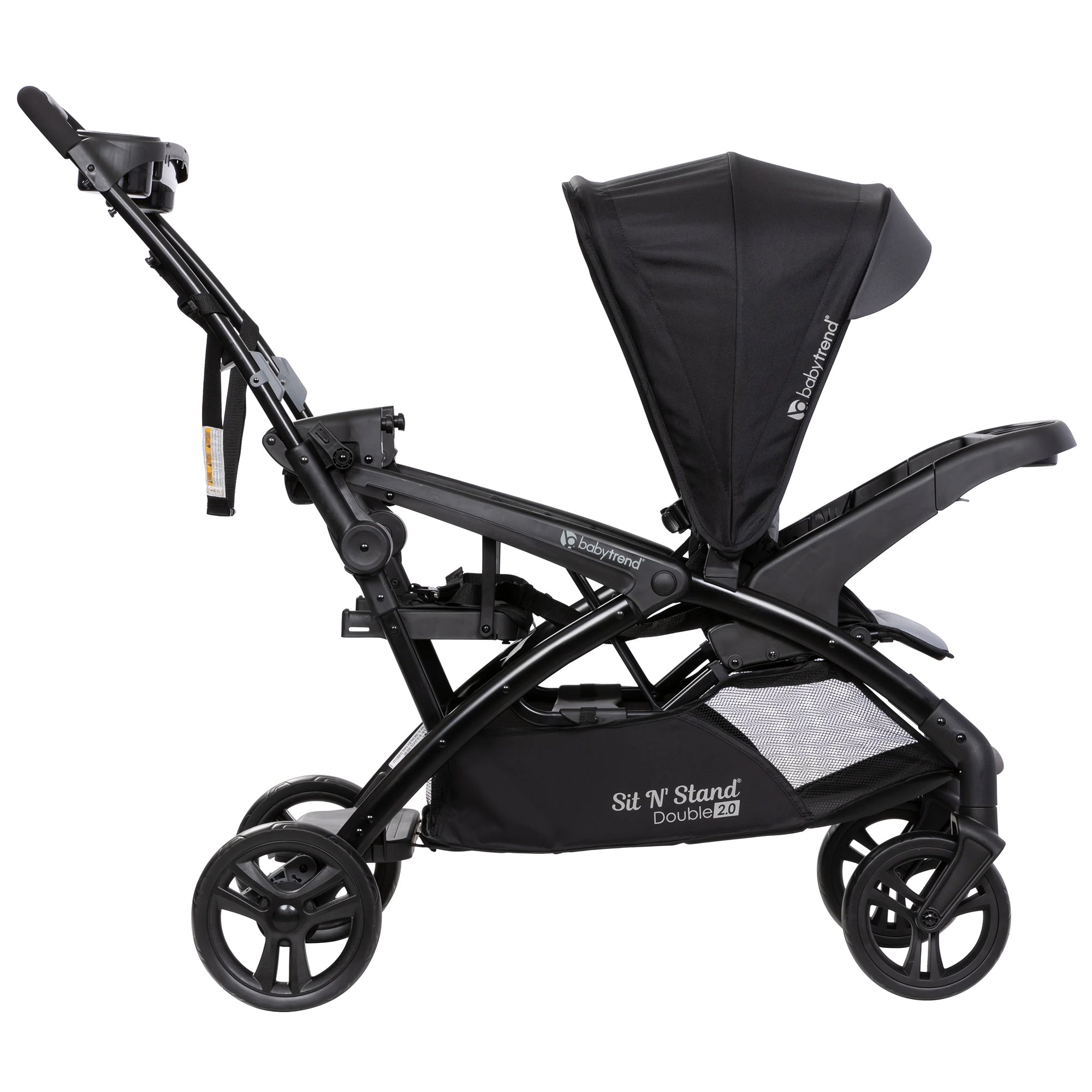 Baby Trend Sit N Stand Double Stroller with EZ-Lift Plus Infant Car Seat, Stormy - Smart-nests