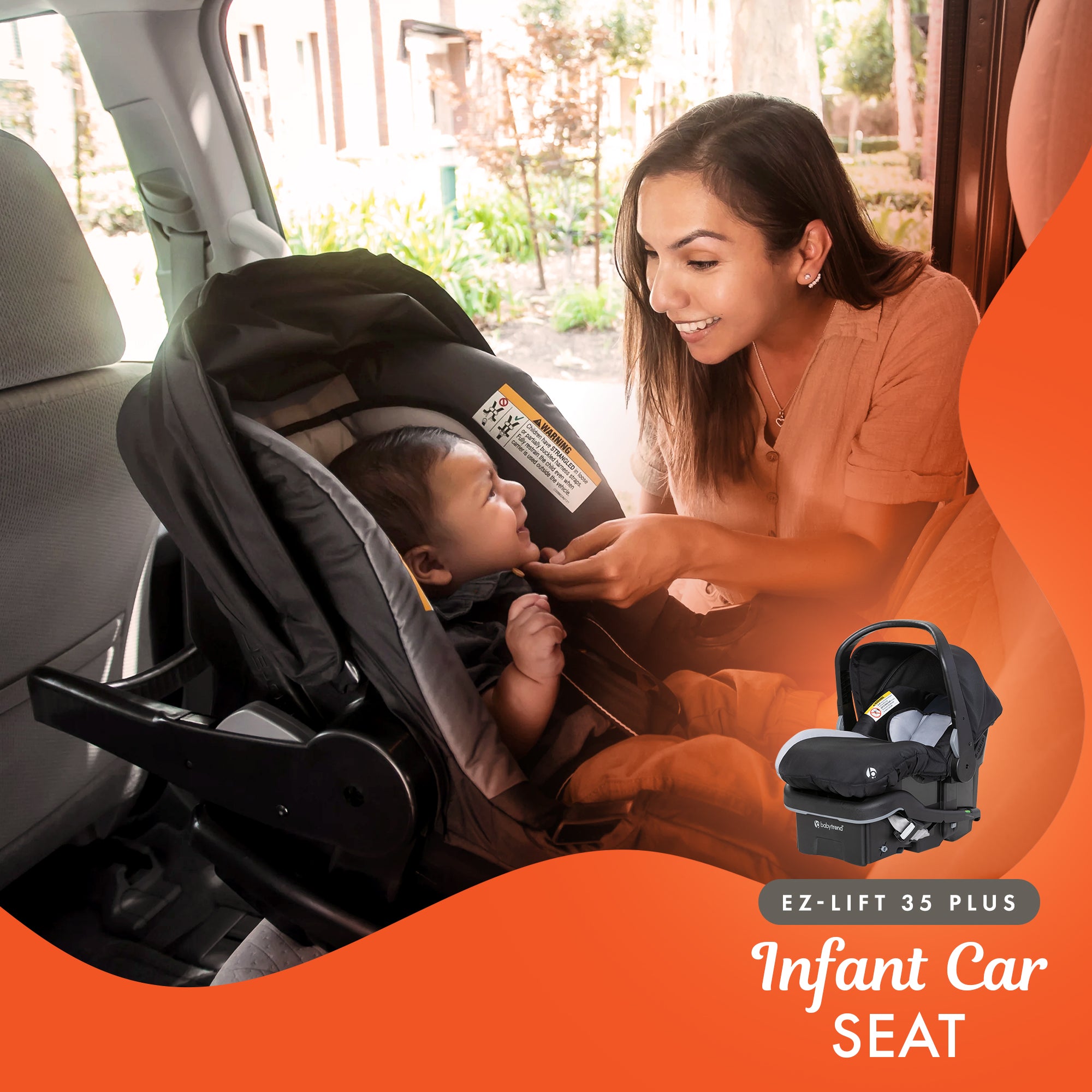 Baby Trend Sit N Stand Double Stroller with EZ-Lift Plus Infant Car Seat, Stormy - Smart-nests