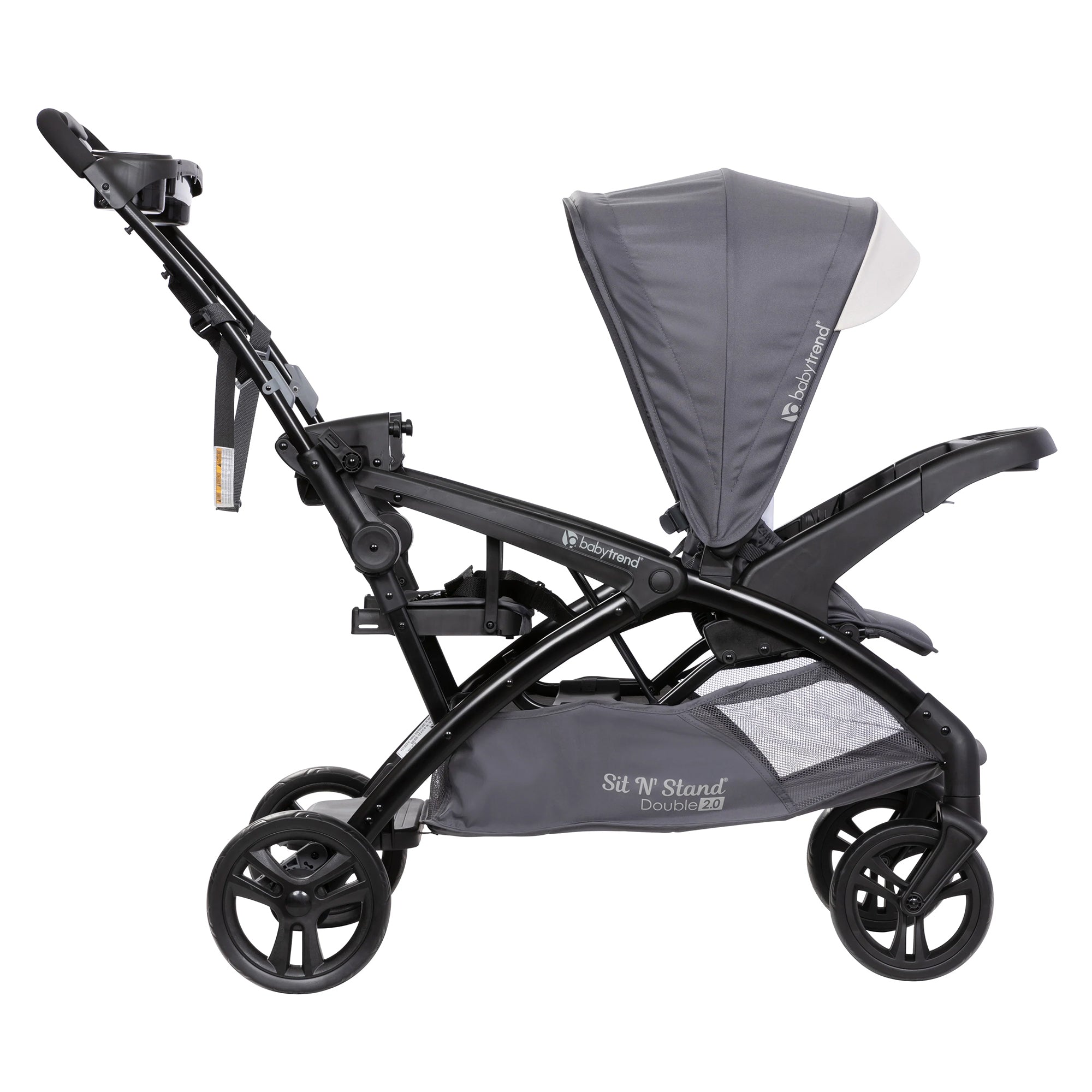 Baby Trend Sit N' Stand Double Stroller w/EZ-Lift Plus Infant Car Seat, Magnolia - Smart-nests