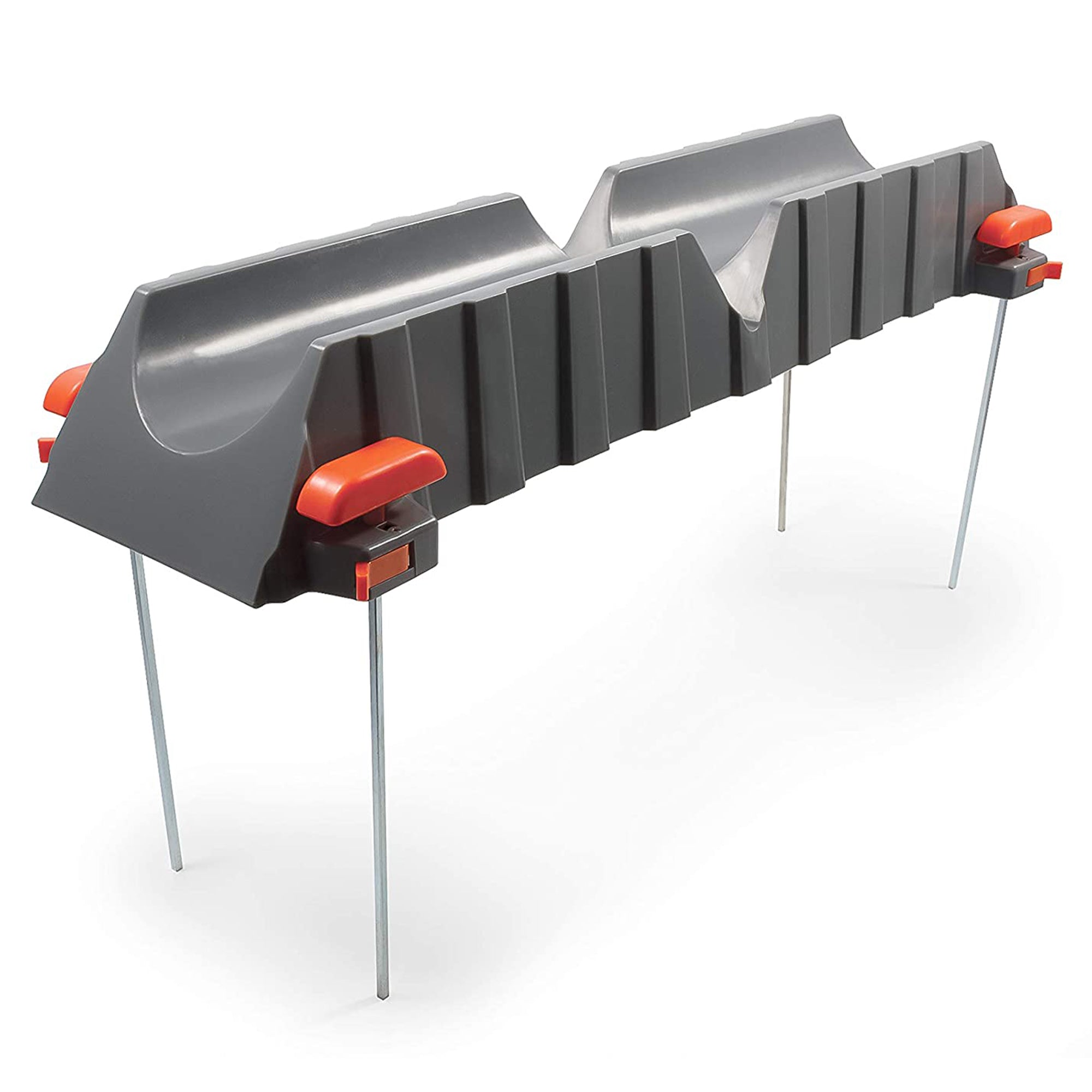 Camco 43071 Adjustable Stackable Sewer Hose Drain Support Kit for RV (6 Troughs) - Smart-nests