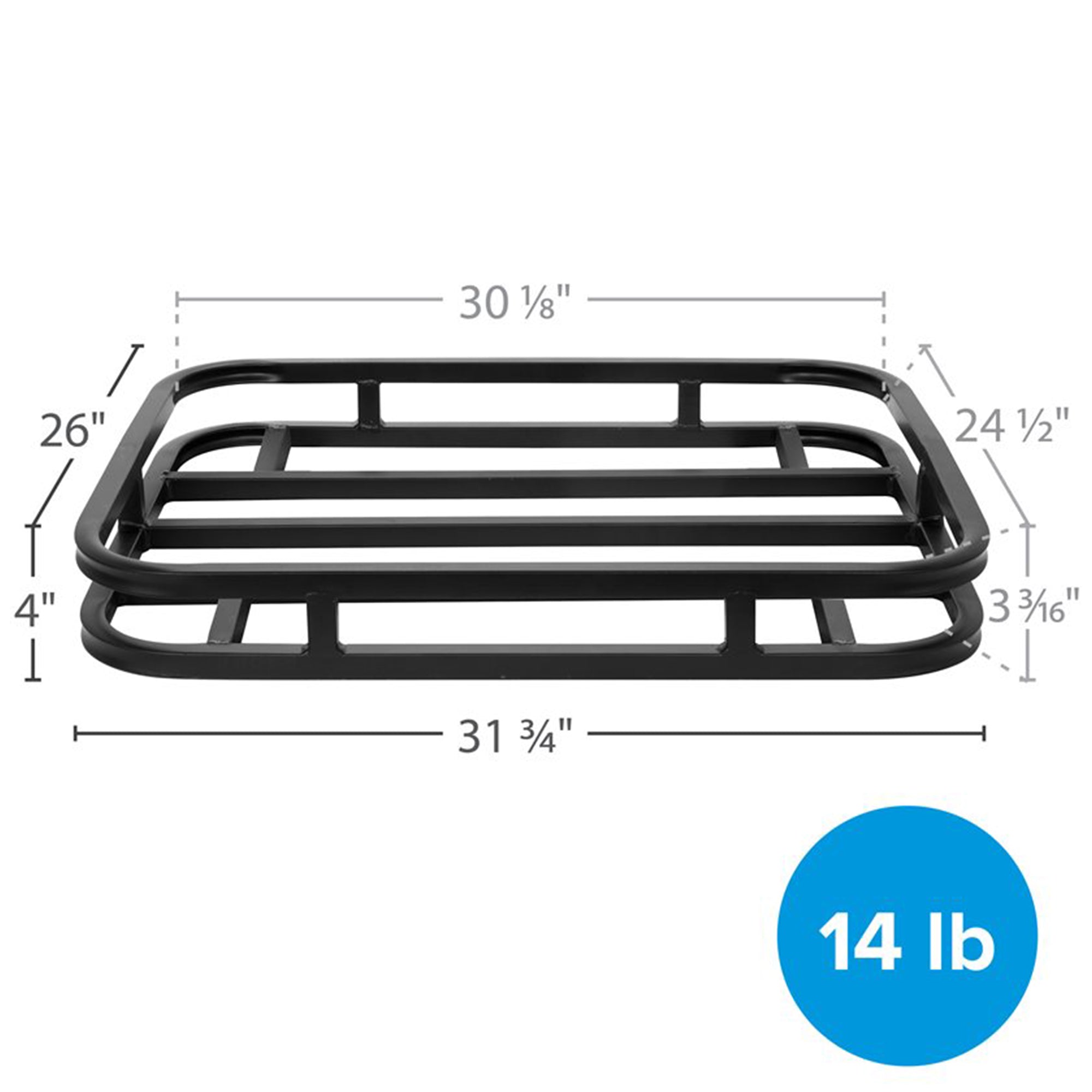 Eaz-Lift RV Bumper Mounted Cargo Gear Carrier, Hitch Rack for 4" & 4.5" Bumpers - Smart-nests