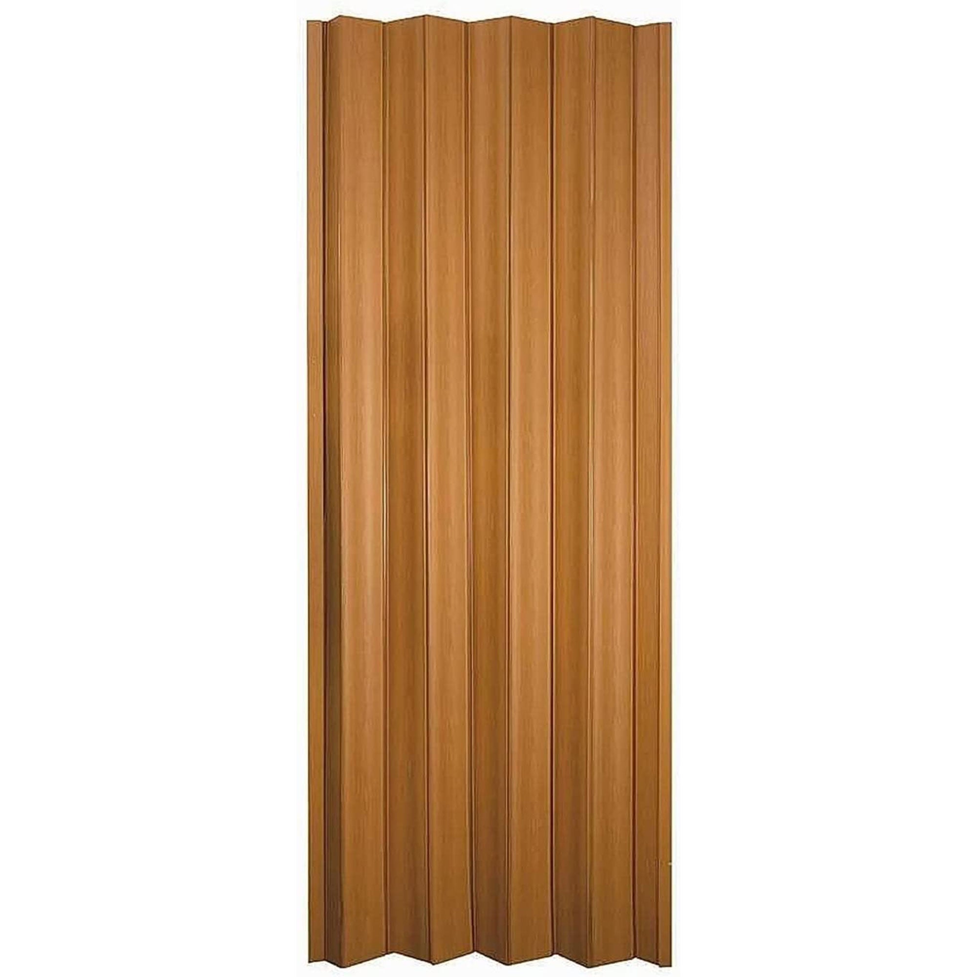 LTL Home Products Via 36" x 80" Vinyl Hinged Single Folding Door, Fruitwood - Smart-nests