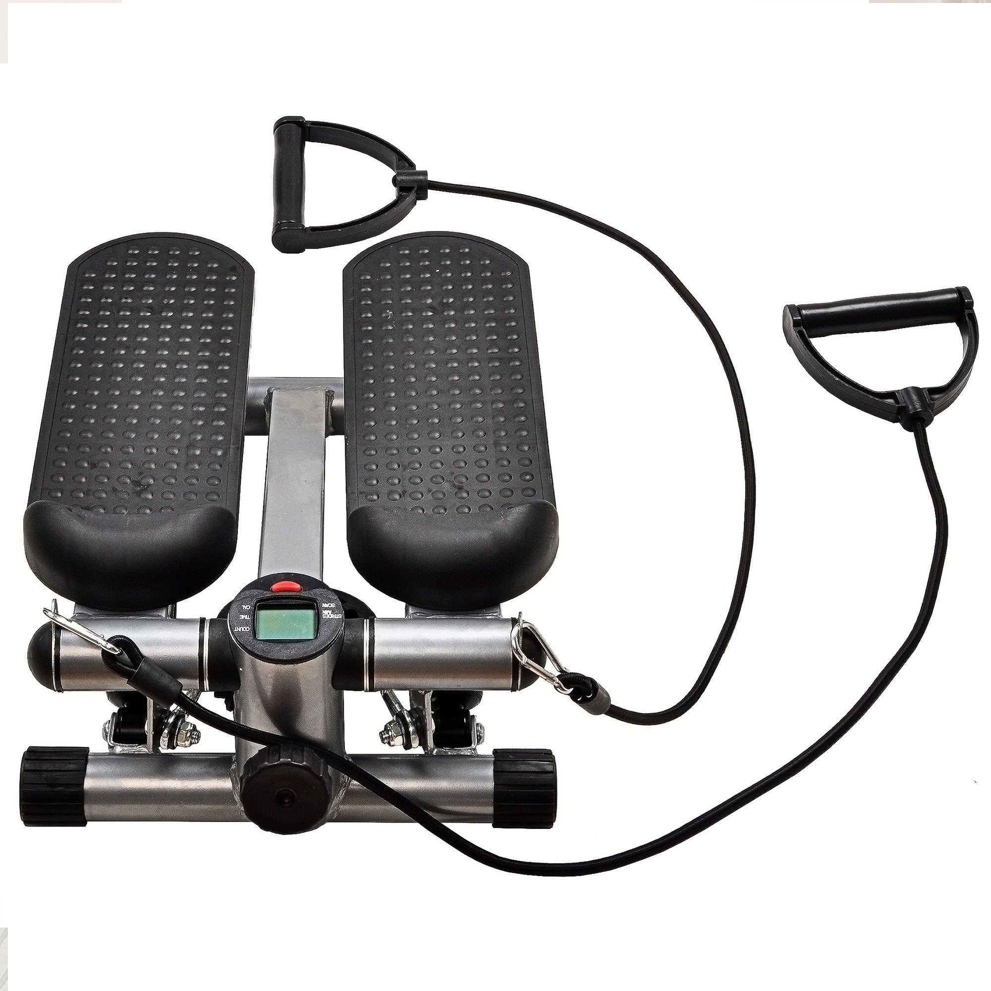 BalanceFrom Fitness Adjustable Mini Stepper with LCD Monitor & Resistance Bands - Smart-nests