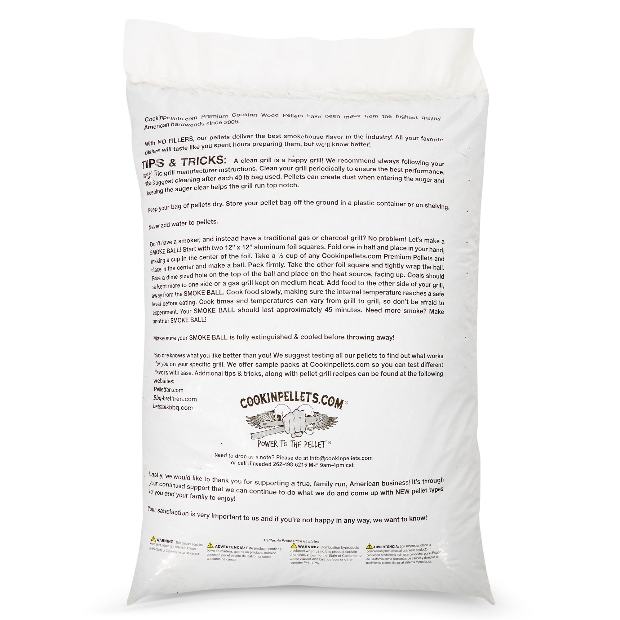 CookinPellets 40 lb Premium Hickory Hardwood Grill Smoker Wood Pellets (5 Pack) - Smart-nests