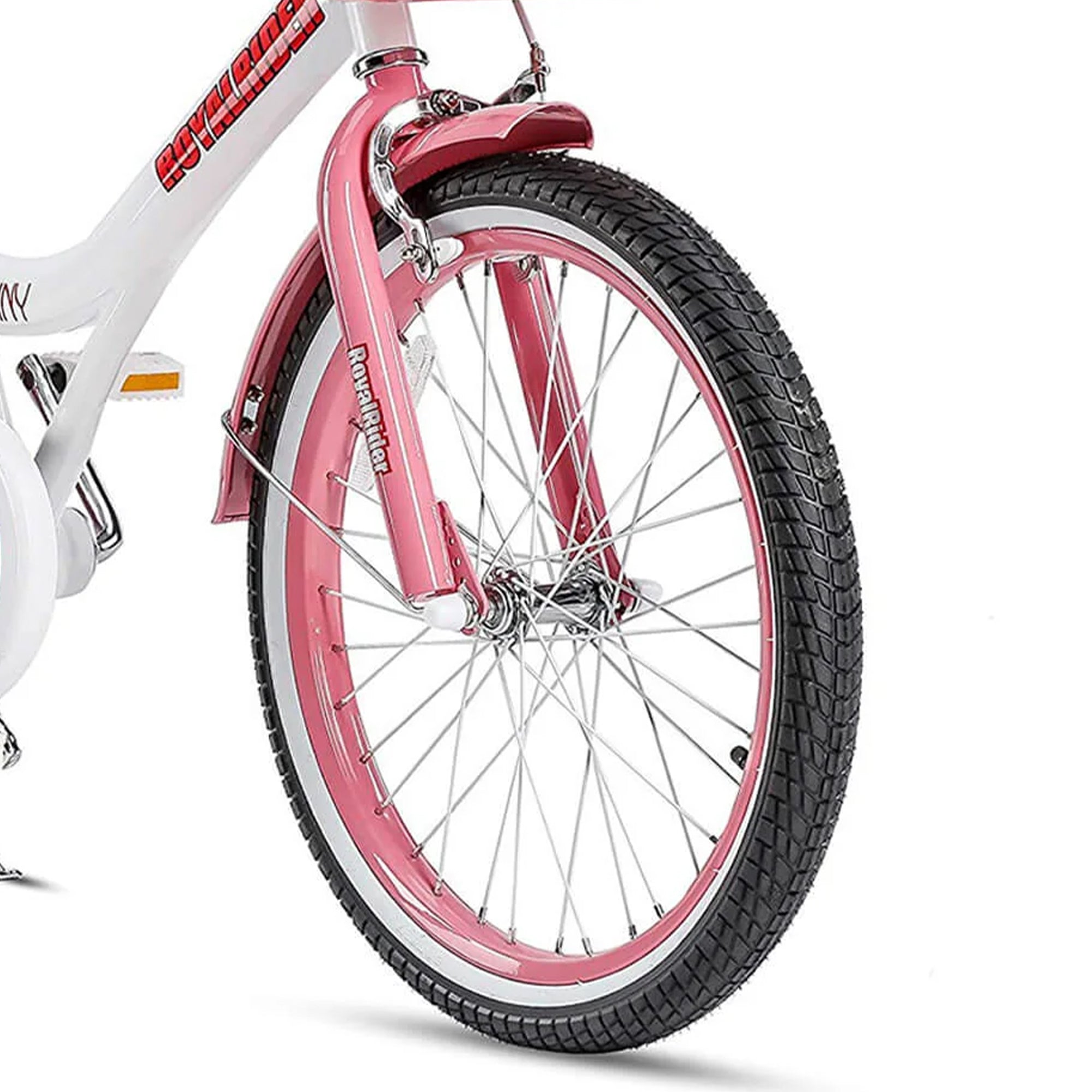 RoyalBaby Jenny Princess 20" Kids Bike w/ Kickstand, Basket & Bell, Pink EL - Smart-nests