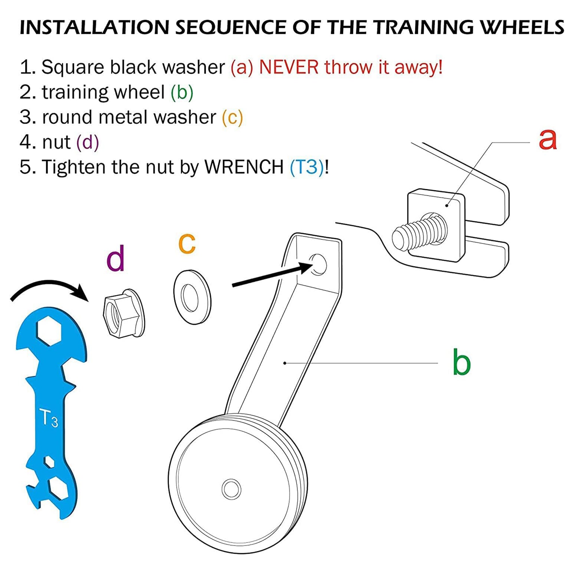 RoyalBaby Chipmunk 12" Toddler Kids Bike with Training Wheels & Bell, Blue - Smart-nests