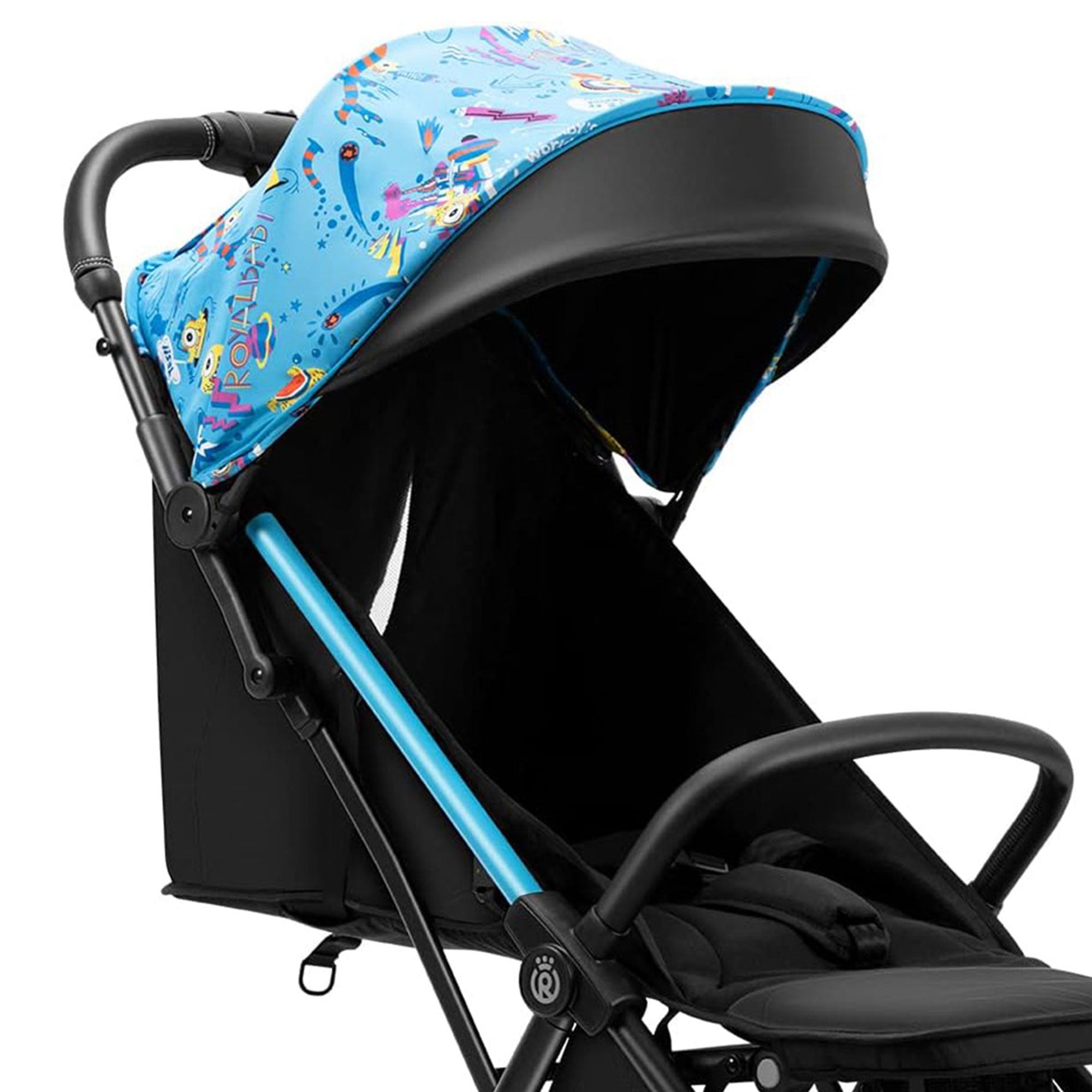 RoyalBaby 360 Classic Seat Compact Fold Portable Travel Stroller, Black/Blue - Smart-nests