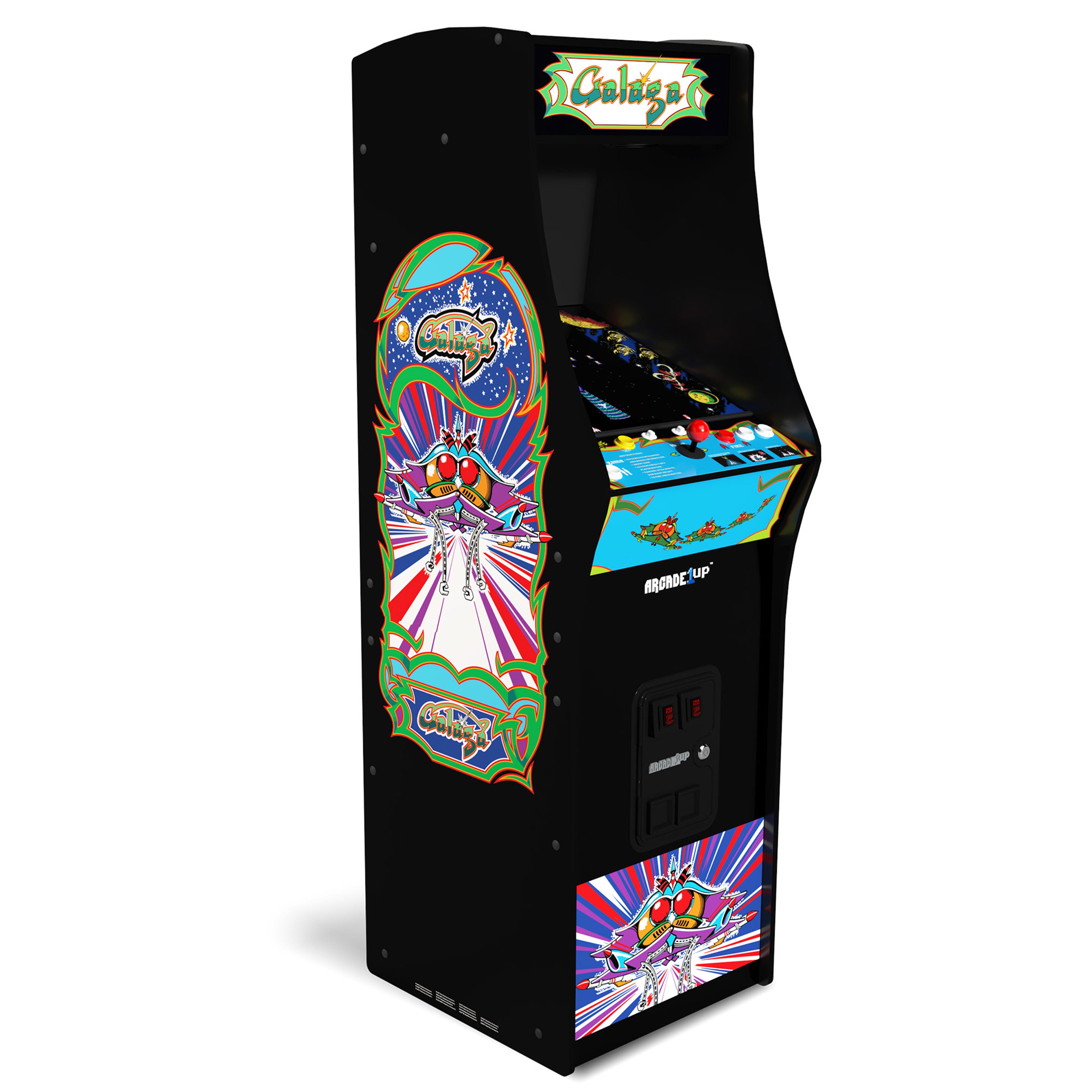 Arcade1Up GALAGA Deluxe 14 in 1 Arcade Game Machine 5-Foot Stand-Up Cabinet - Smart-nests