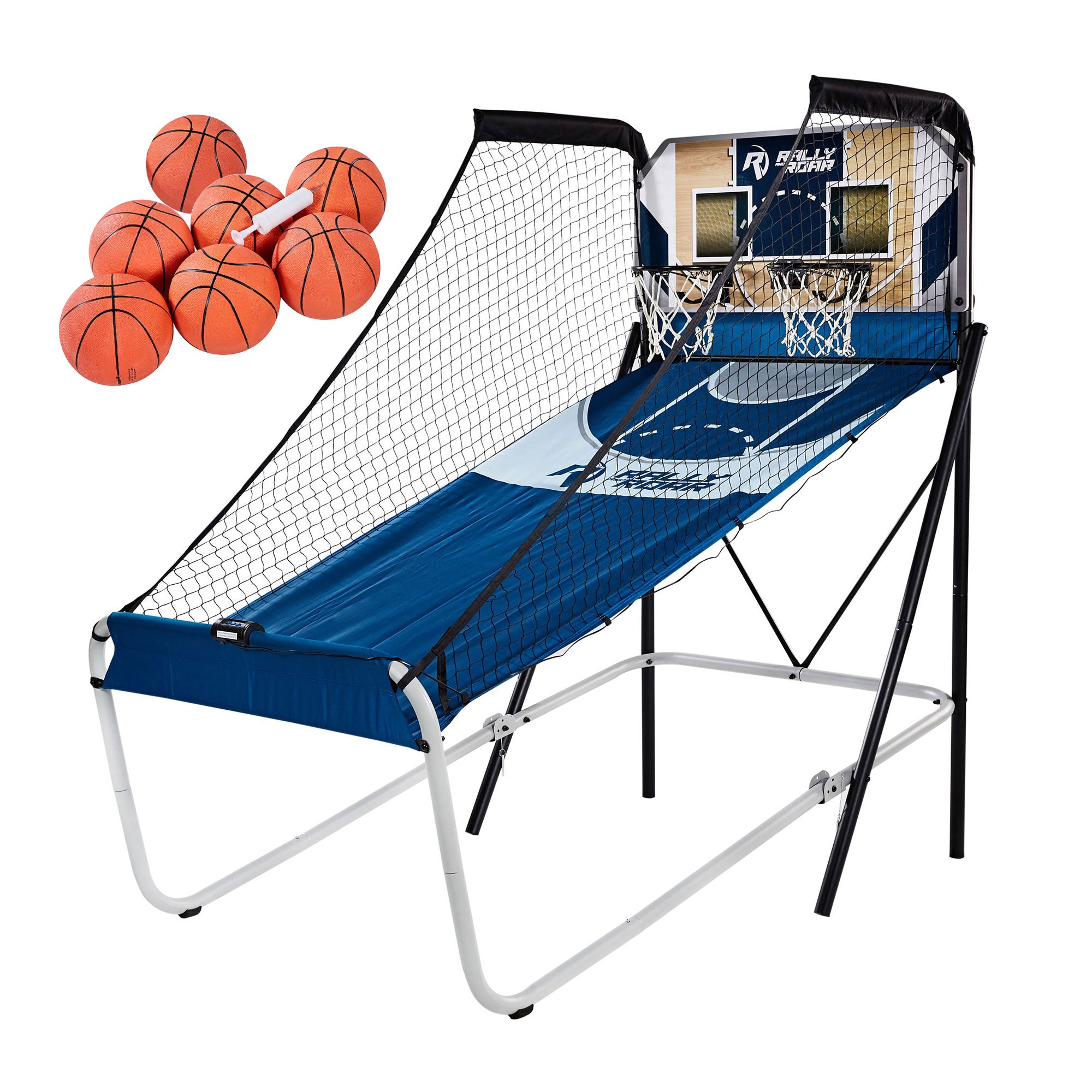Lancaster Gaming Company Rally and Roar Premium Home Dual Shot Basketball Game - Smart-nests