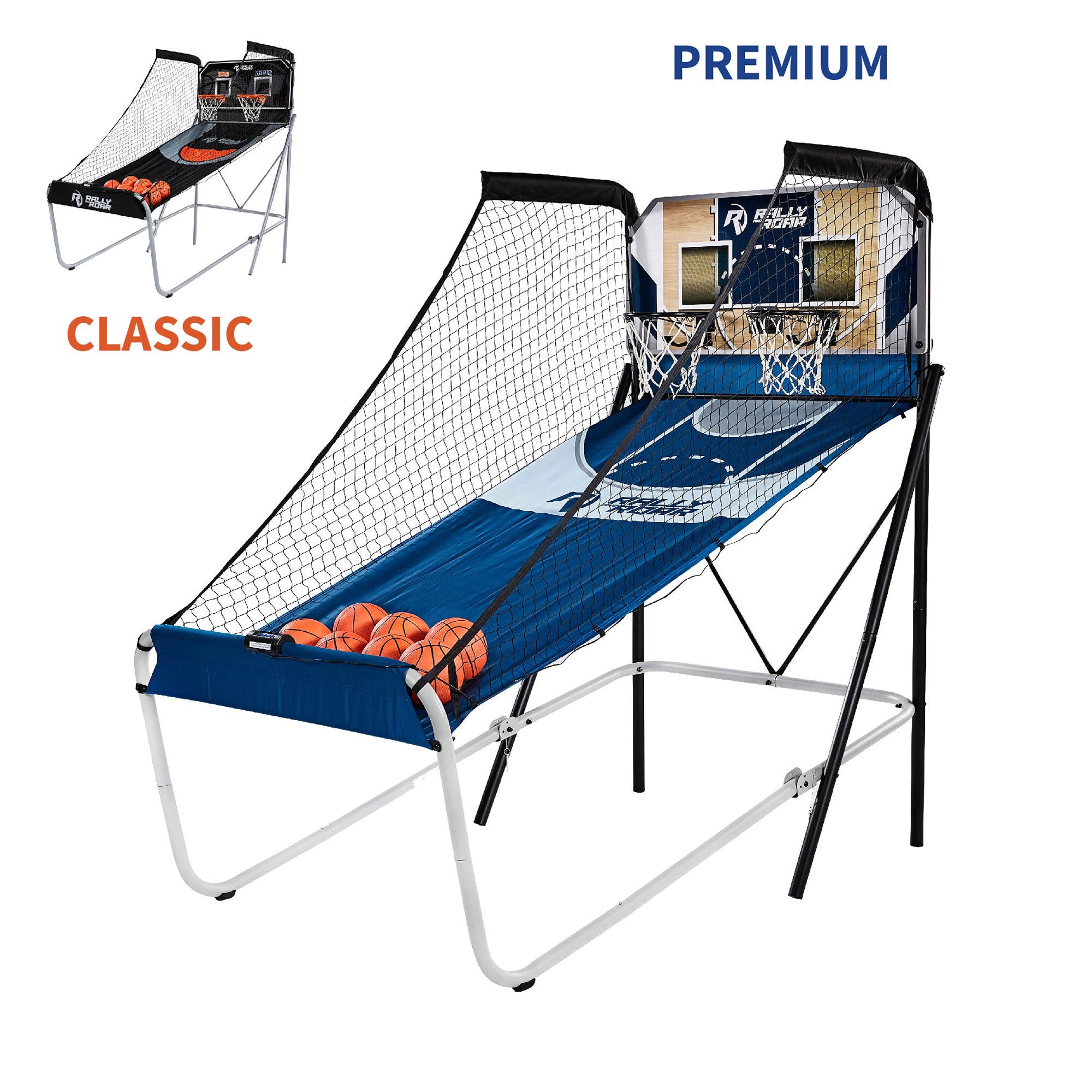 Lancaster Gaming Company Rally and Roar Premium Home Dual Shot Basketball Game - Smart-nests