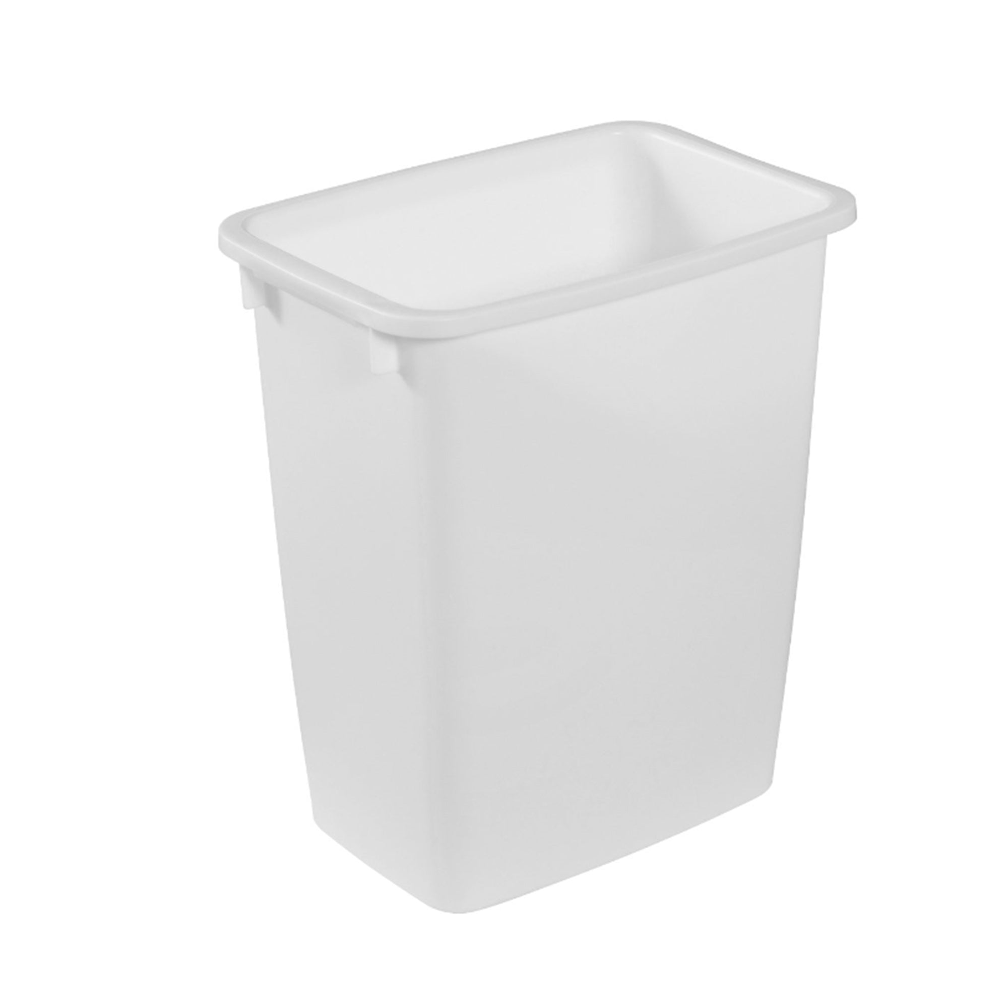 Rubbermaid 21 Qt Traditional Wastebasket Indoor Home Trash Can Container, White - Smart-nests