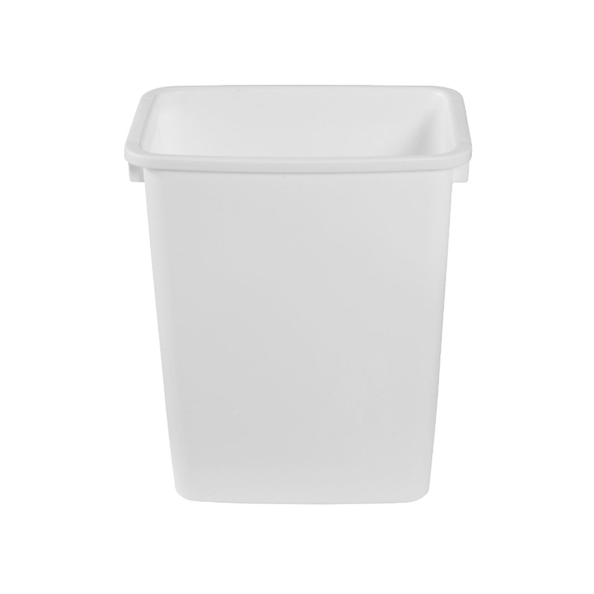 Rubbermaid 21 Qt Traditional Wastebasket Indoor Home Trash Can Container, White - Smart-nests