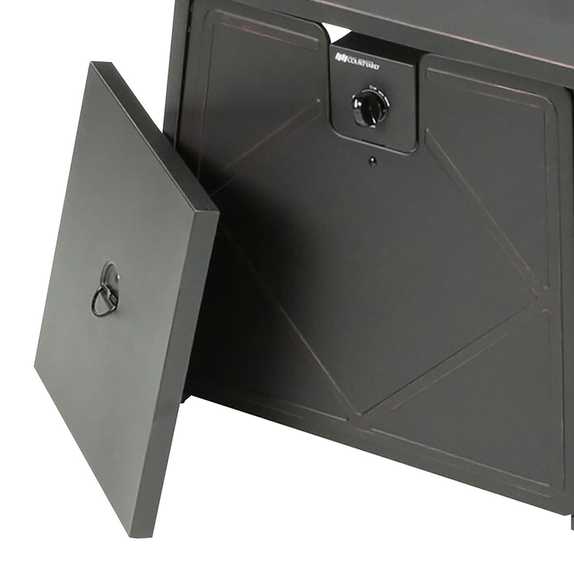 Four Seasons Courtyard Dual Heat 50,000 BTU Square Gas Tabletop Outdoor Fire Pit - Smart-nests