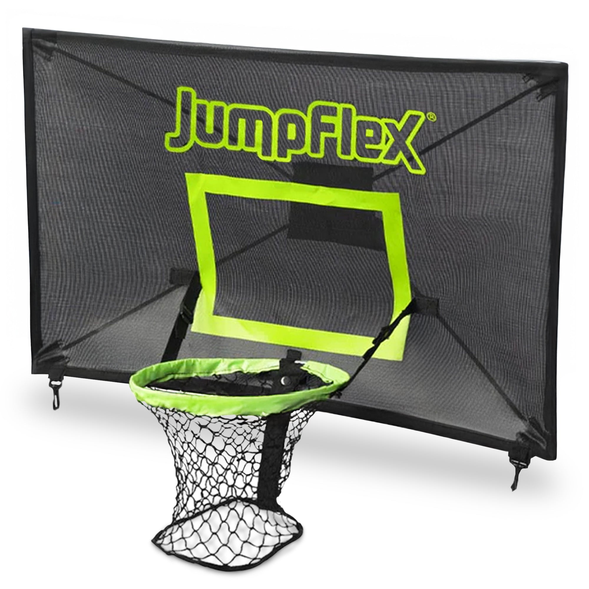 JumpFlex PROJAM Basketball Hoop and Net Attachment for JumpFlex HERO Trampolines - Smart-nests