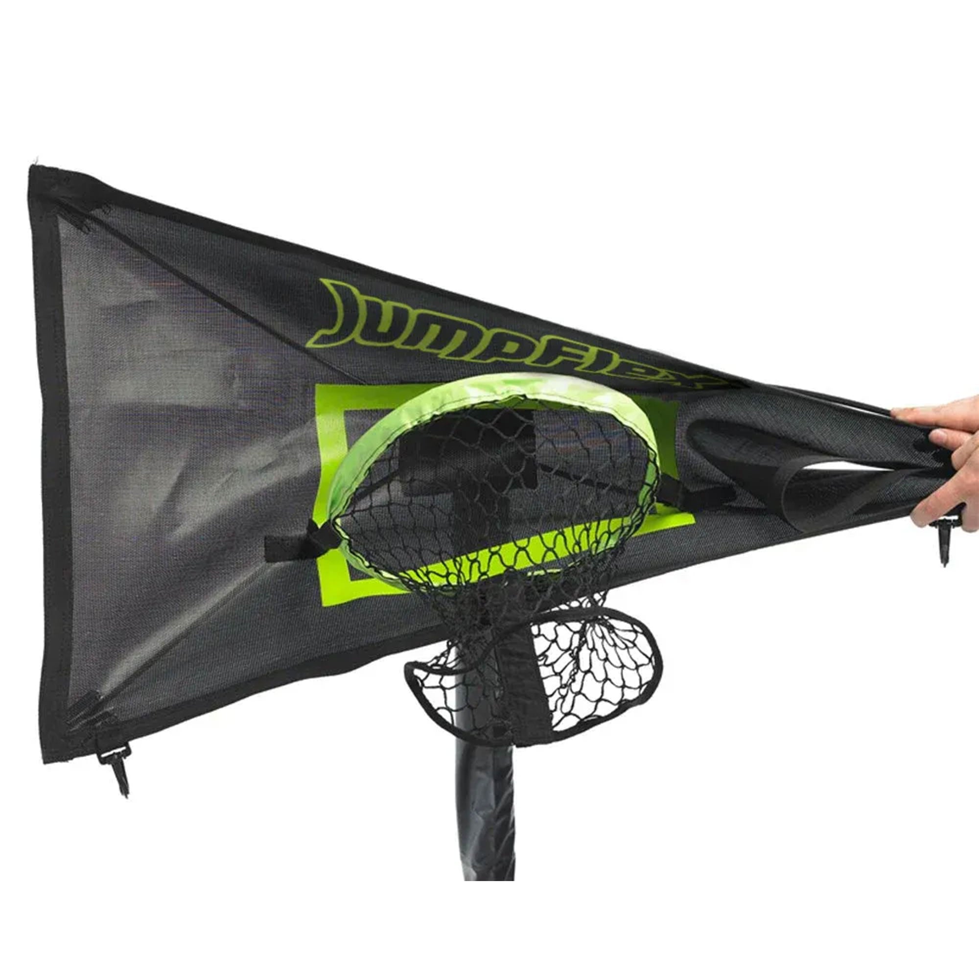 JumpFlex PROJAM Basketball Hoop and Net Attachment for JumpFlex HERO Trampolines - Smart-nests