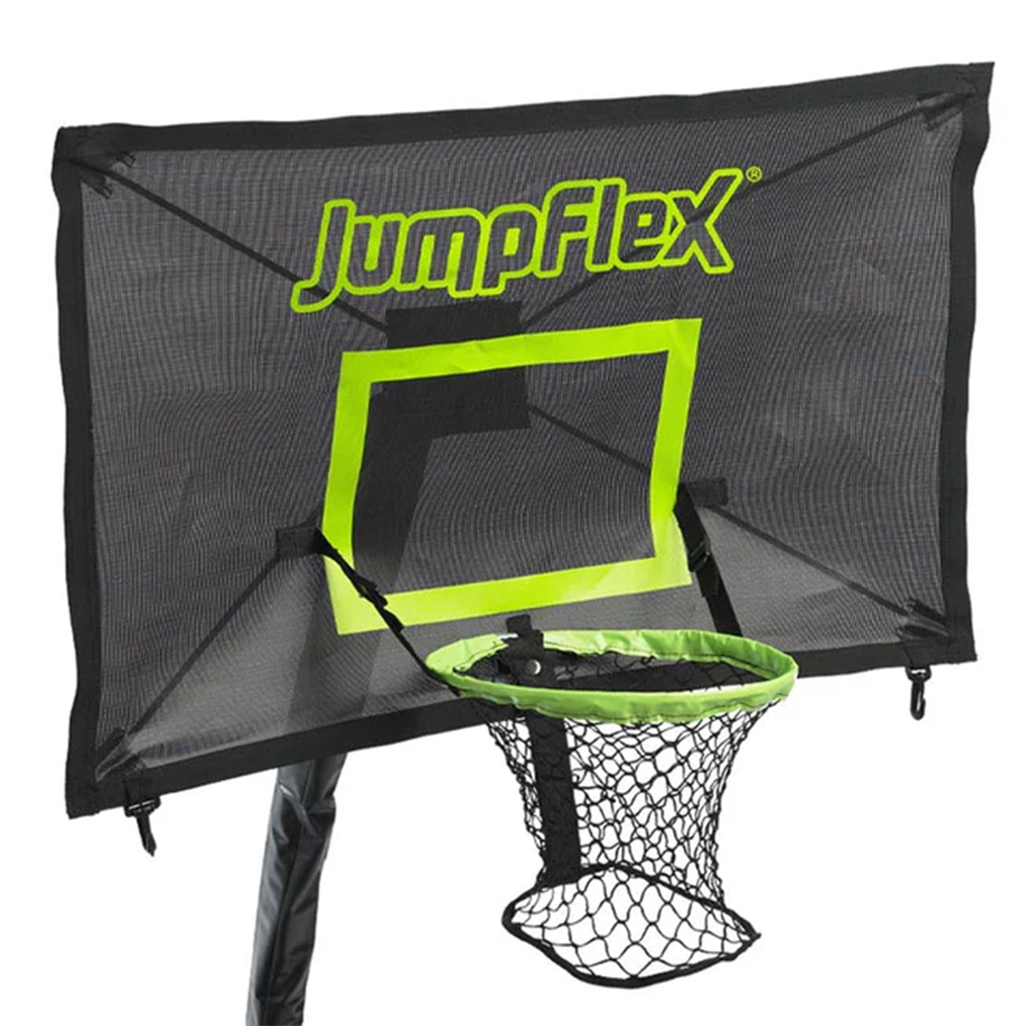 JumpFlex PROJAM Basketball Hoop and Net Attachment for JumpFlex HERO Trampolines - Smart-nests