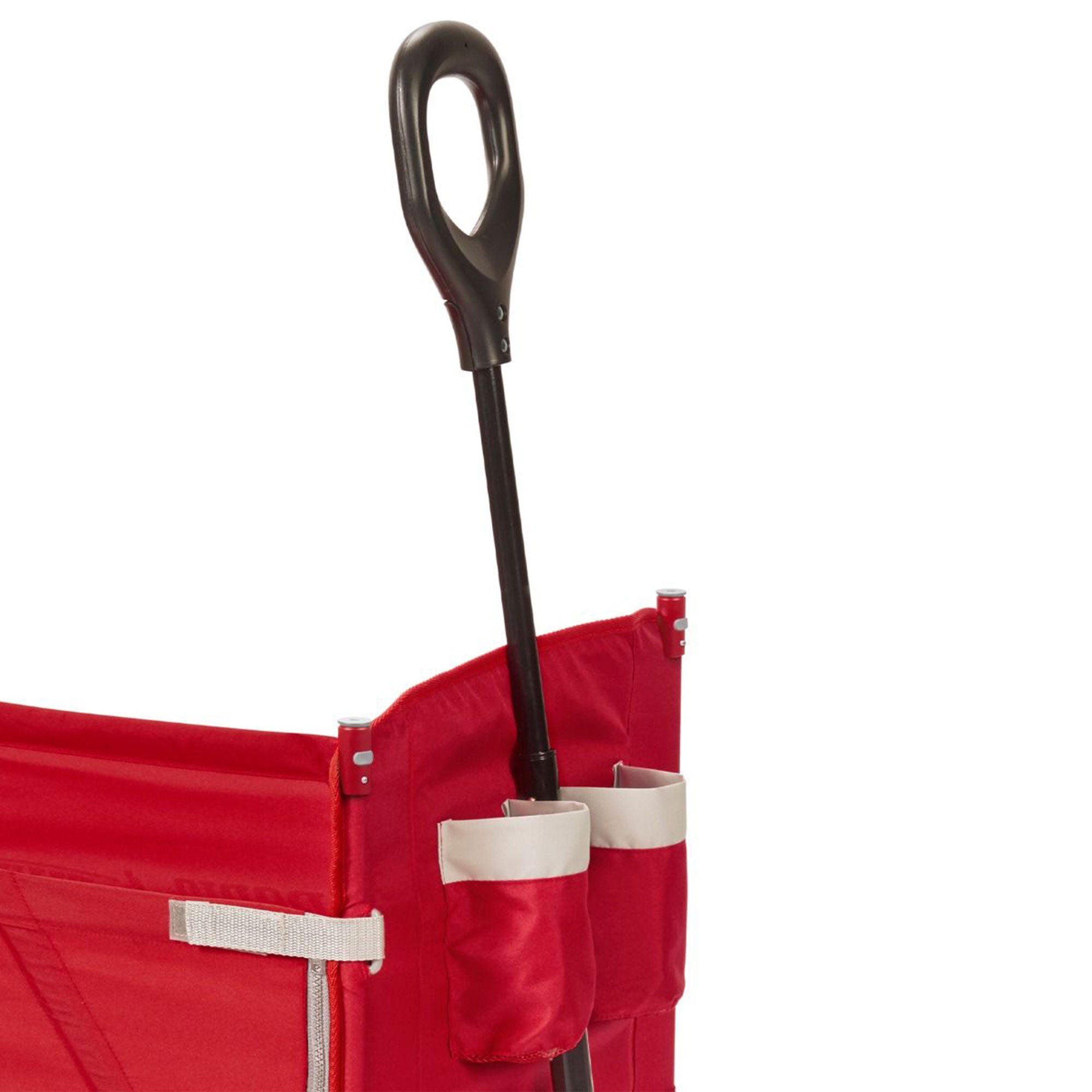 Radio Flyer 3 in 1 EZ Fold Wagon with Canopy, Red - Smart-nests