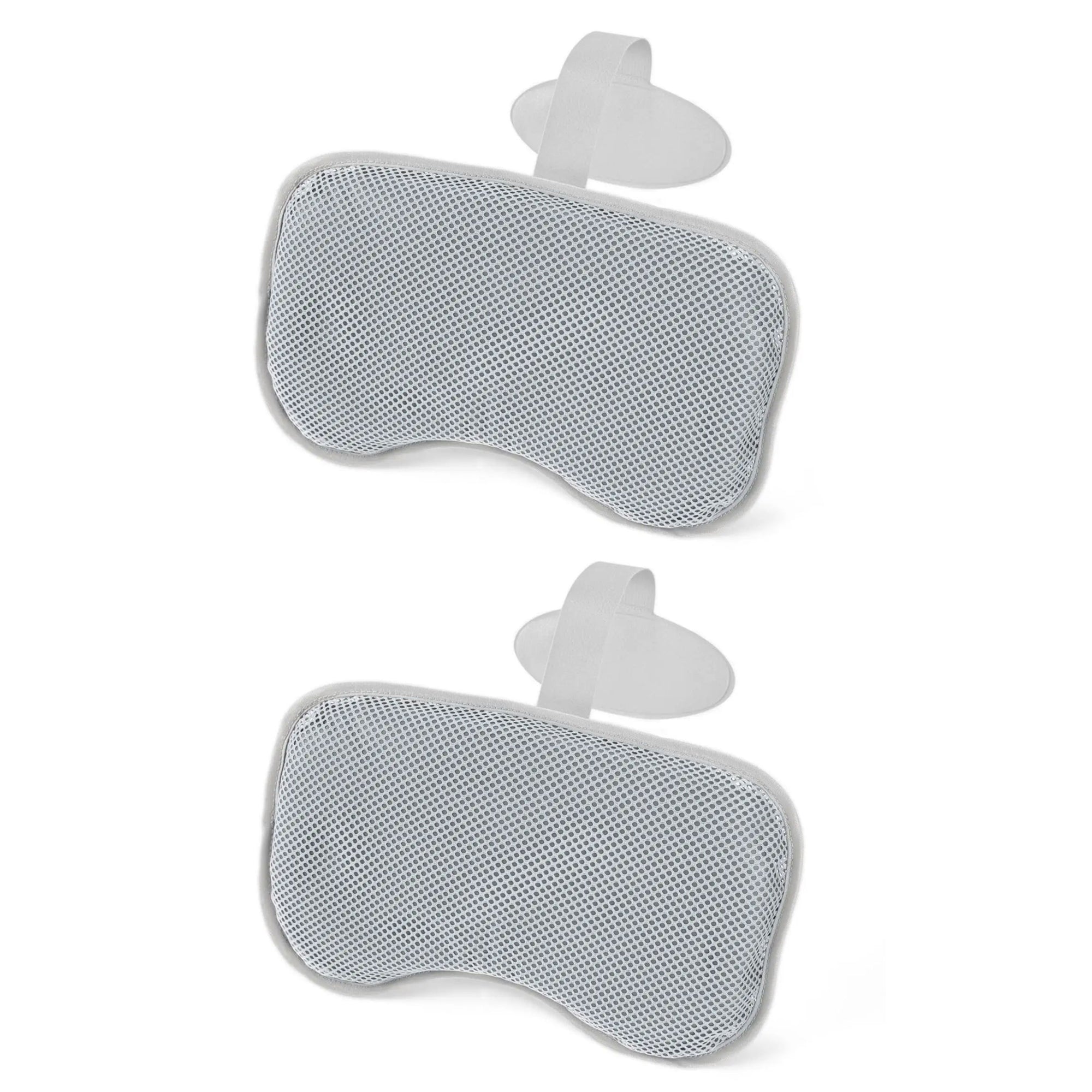 Bestway SaluSpa Padded Headrest Pillows with Adjustable Strap, Gray, 2 Pack - Smart-nests