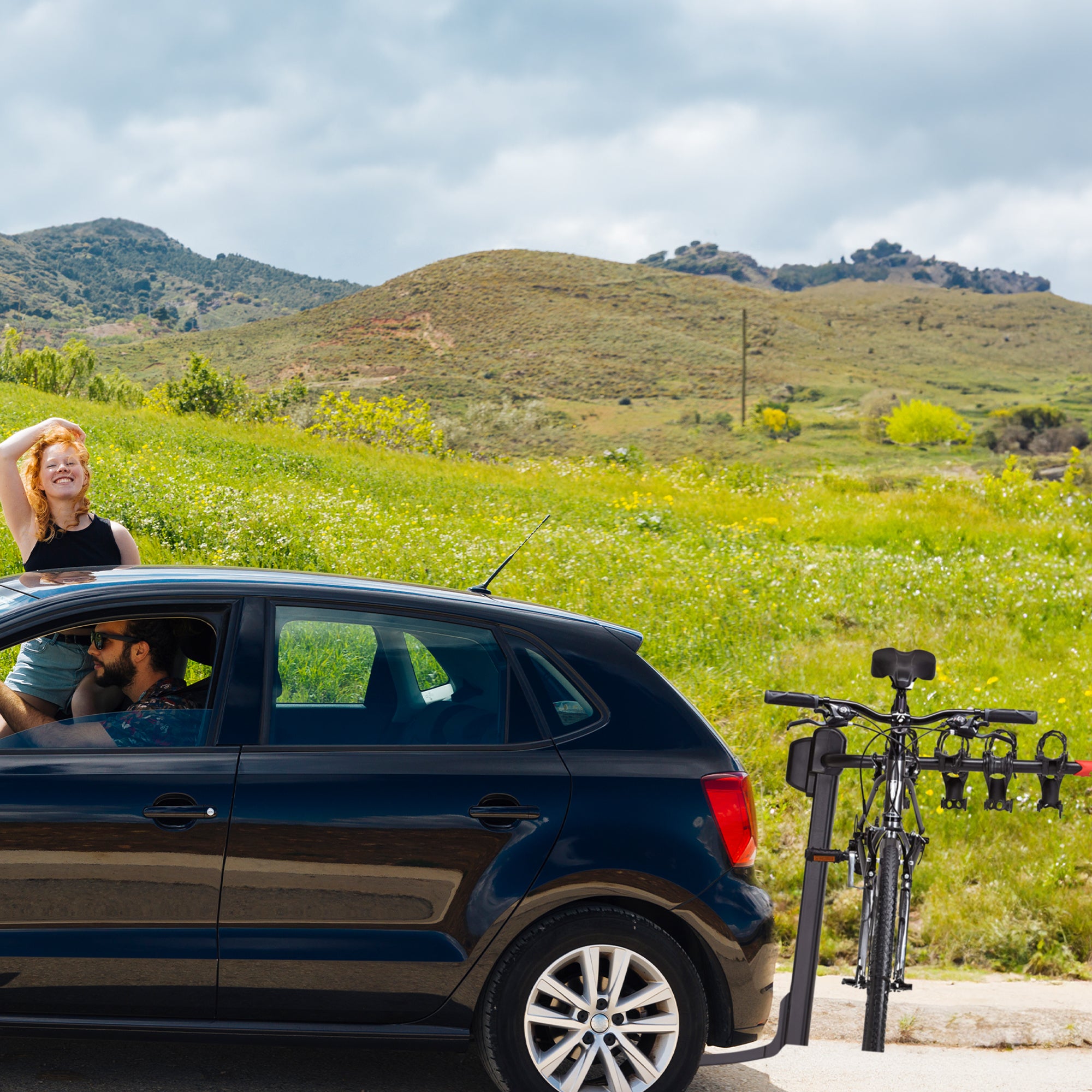 Yakima DoubleDown 4 Tilting Hitch-Mounted Bike Rack for Cars, SUVs, & Trucks - Smart-nests